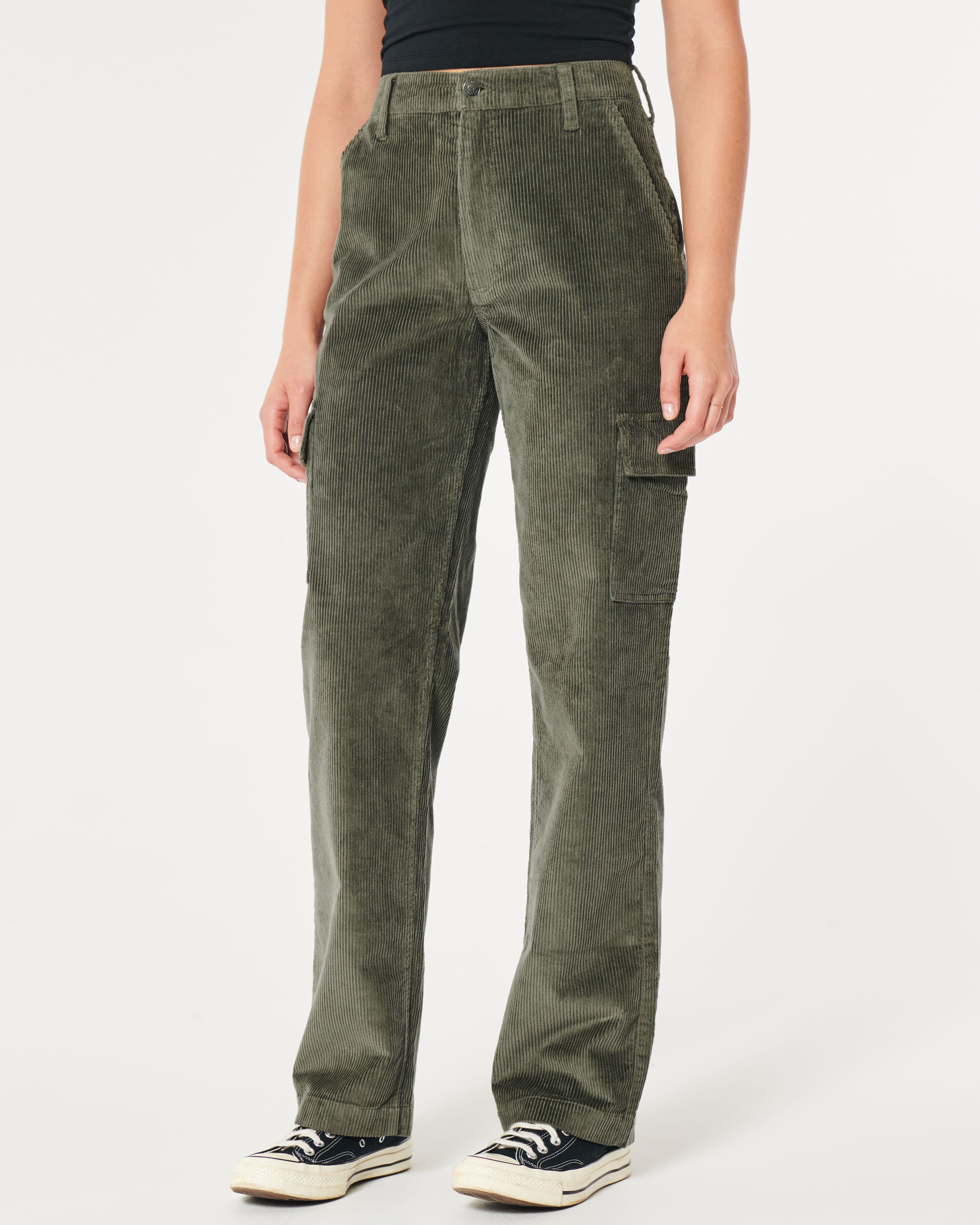 Corduroy Cargo Pants-