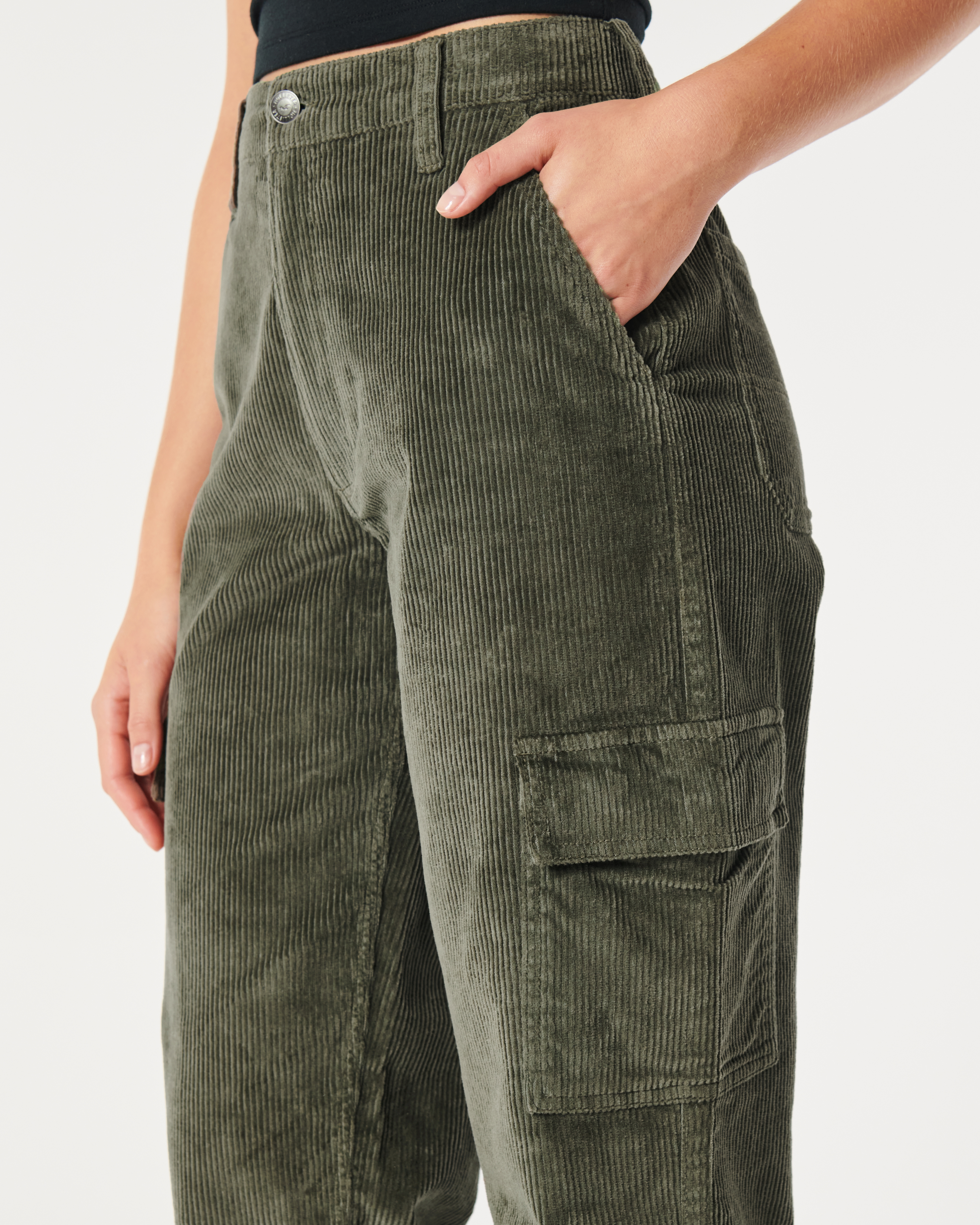 Hollister on sale corduroy pants