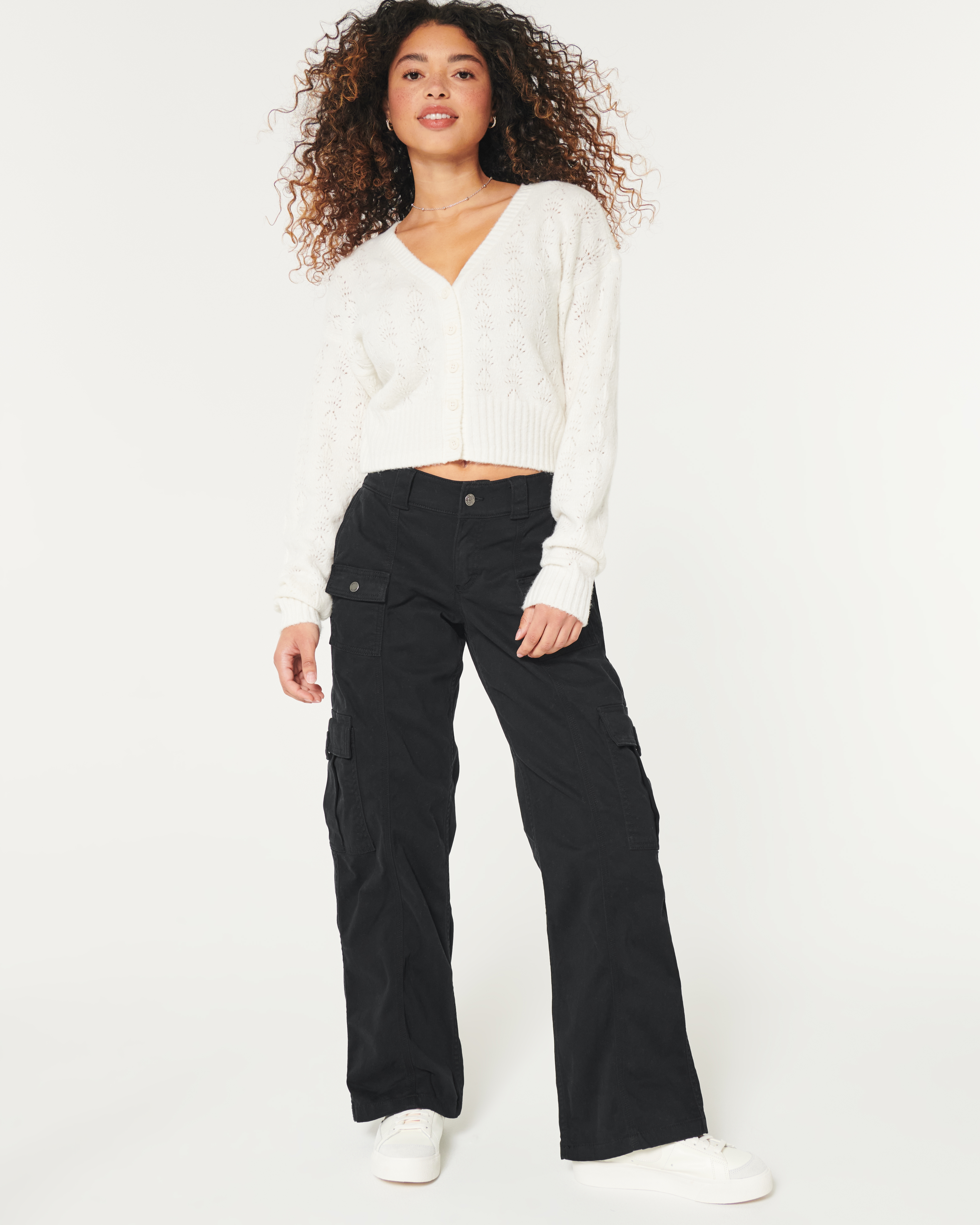 Hollister black pants online