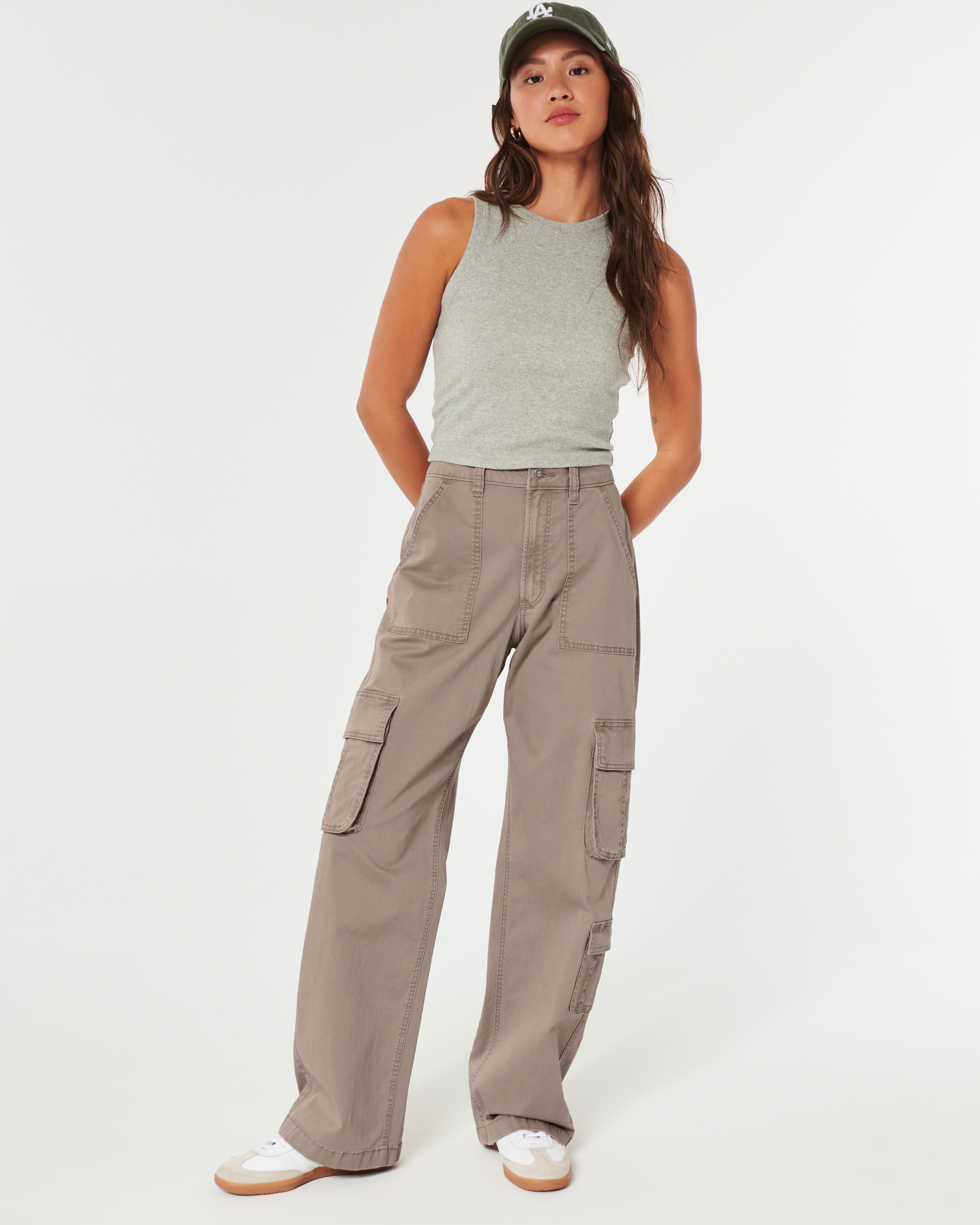 Women's Ultra High-Rise Baggy 3-Pocket Cargo Pants | Women's