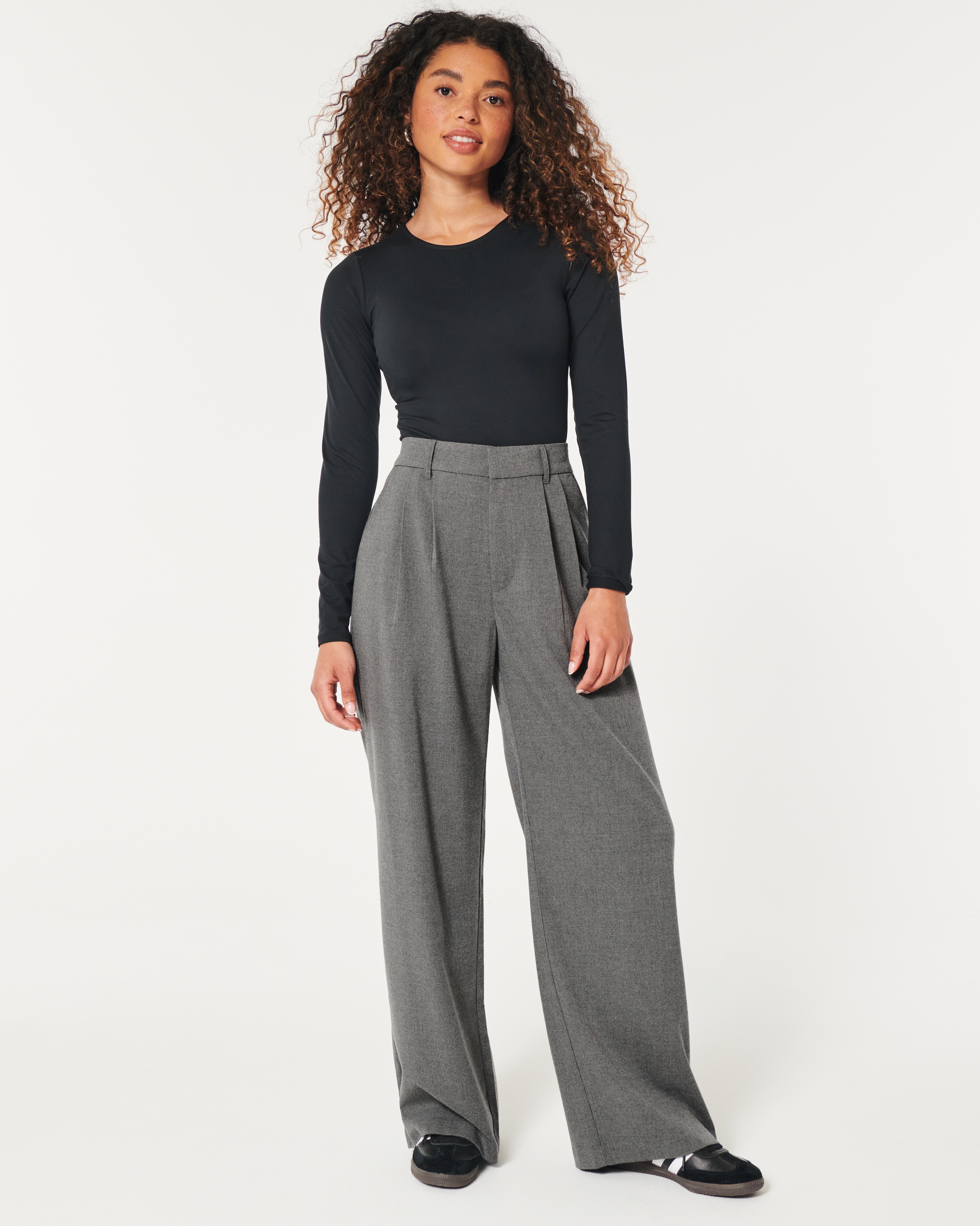 Hollister wide leg clearance pants