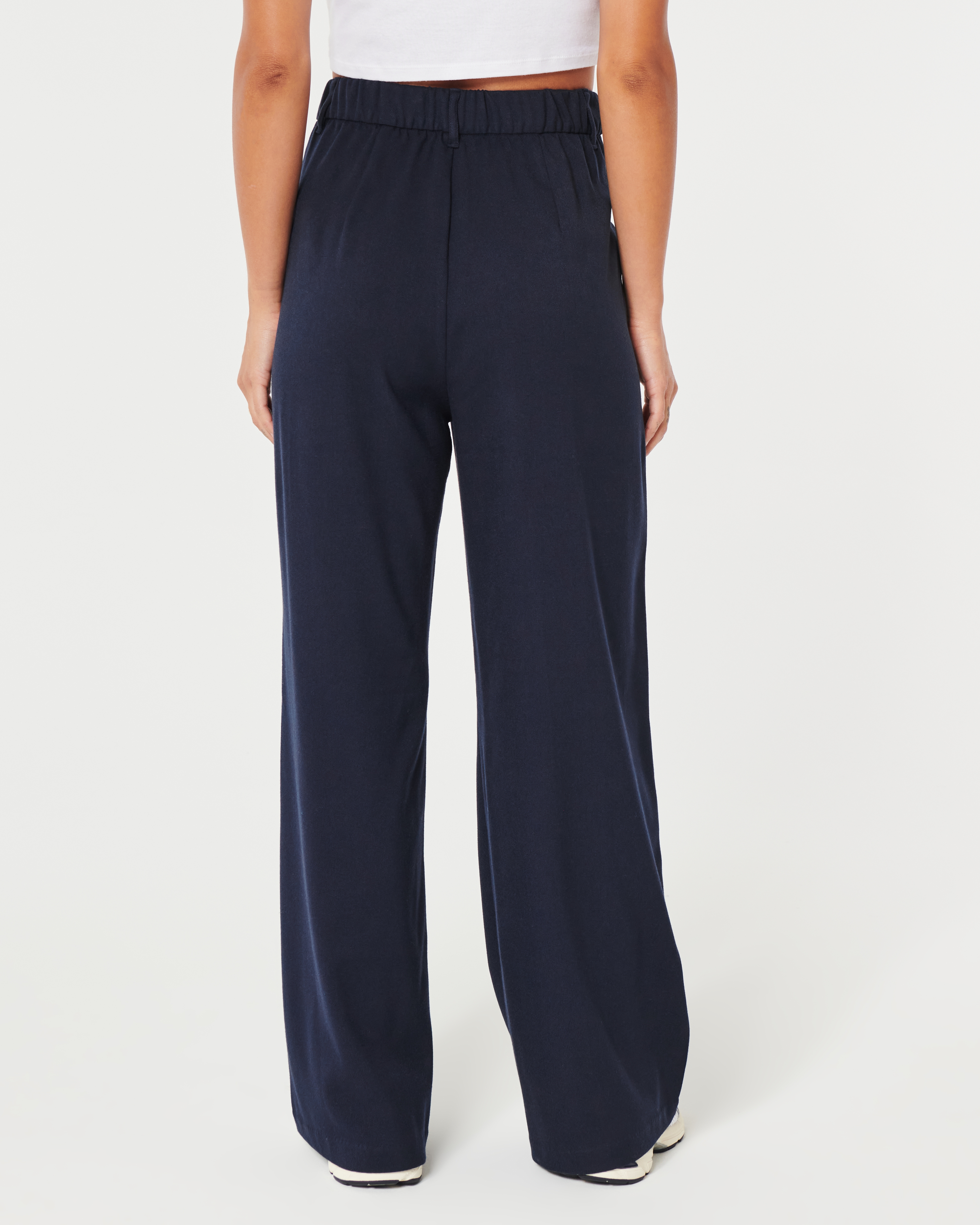 Hollister striped hot sale trousers