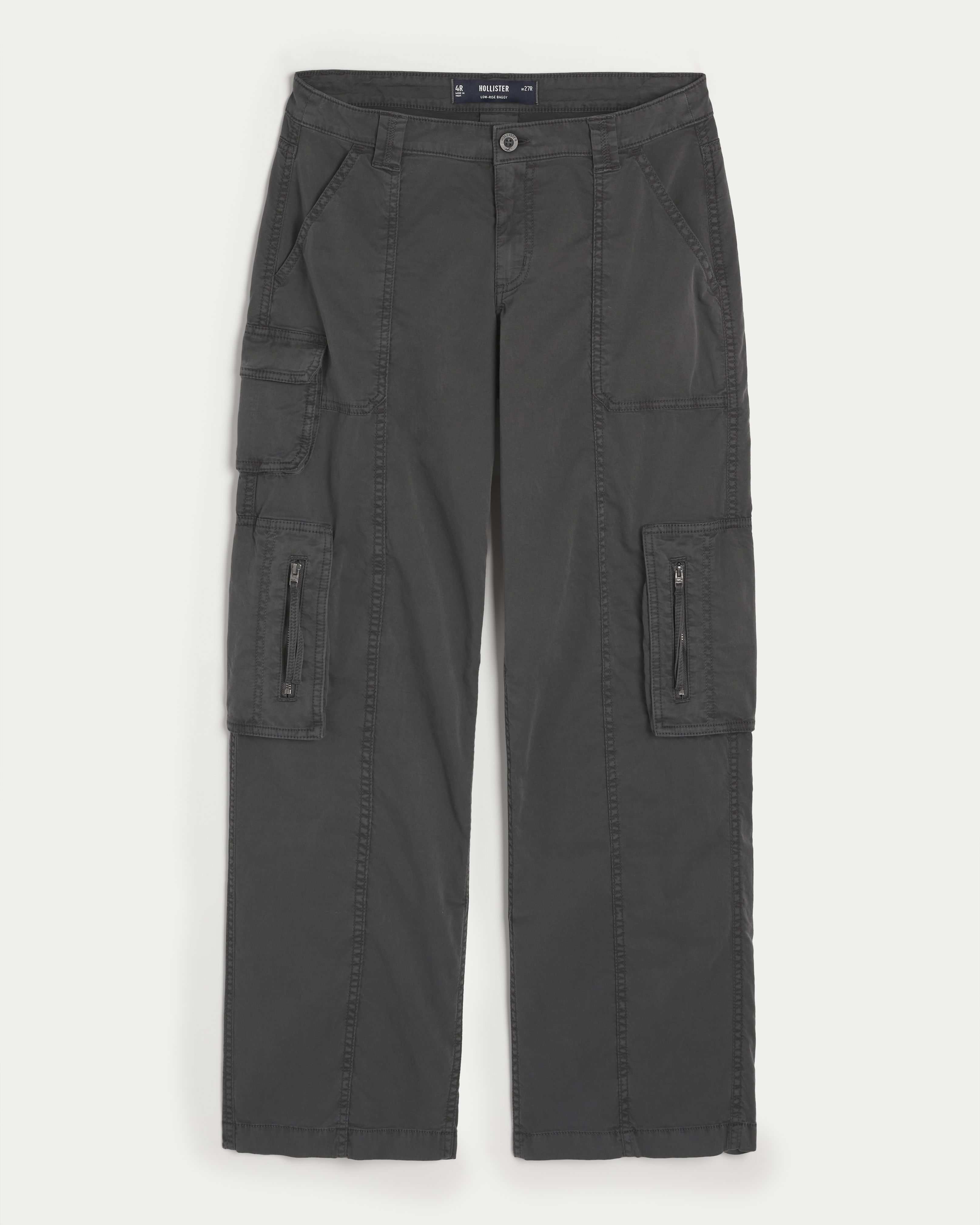 Women s Low Rise Baggy Cargo Pants Women s Sale HollisterCo