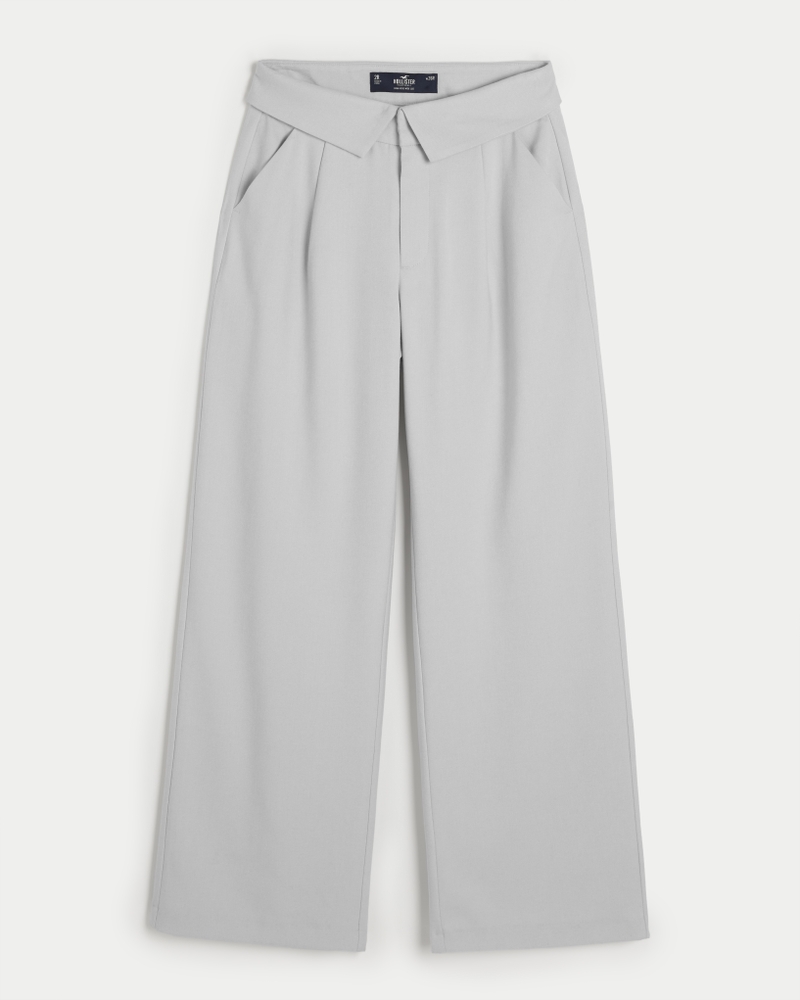 Hollister Straight-leg pants for Women, Online Sale up to 61% off