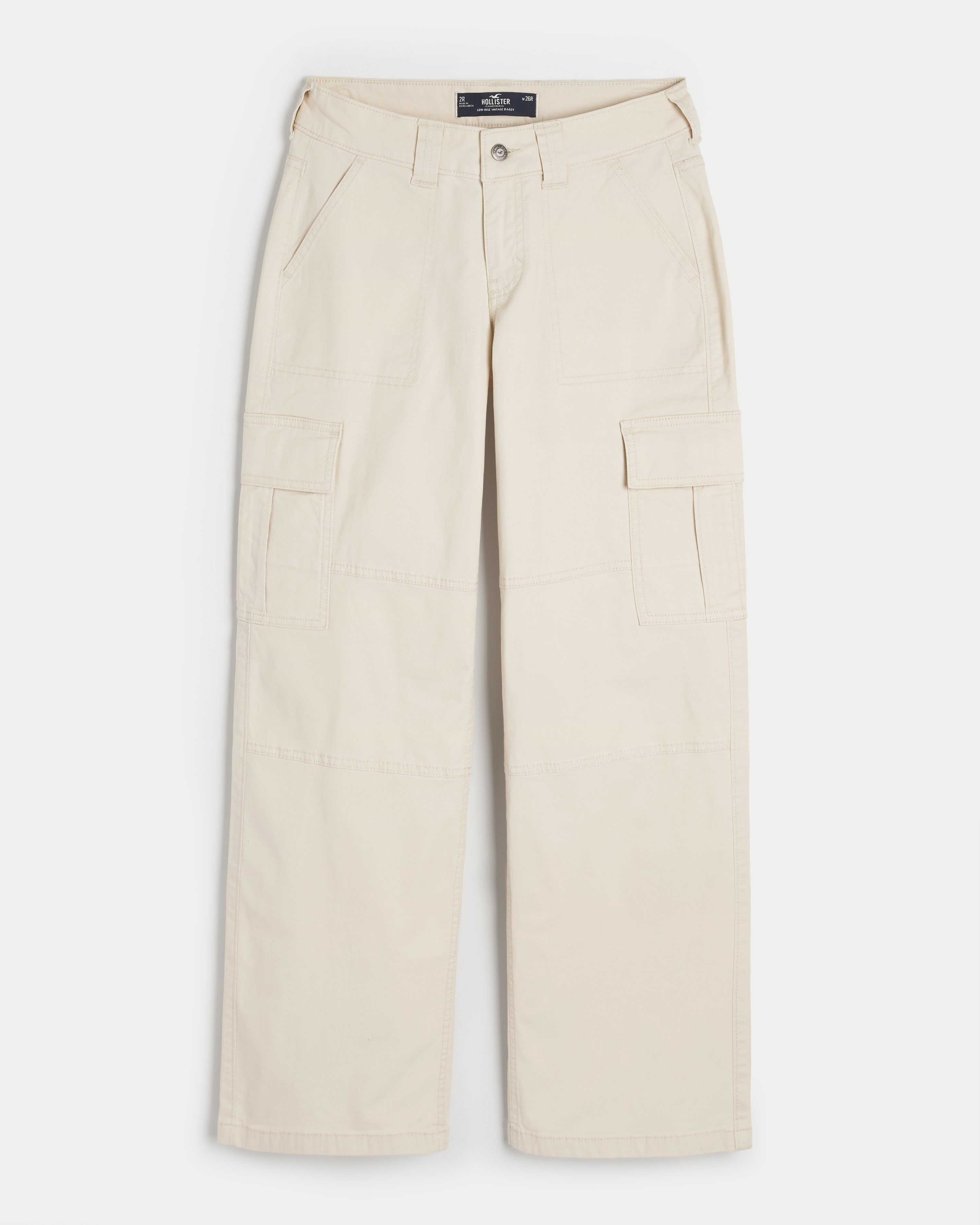 Low-Rise Baggy Cargo Pants