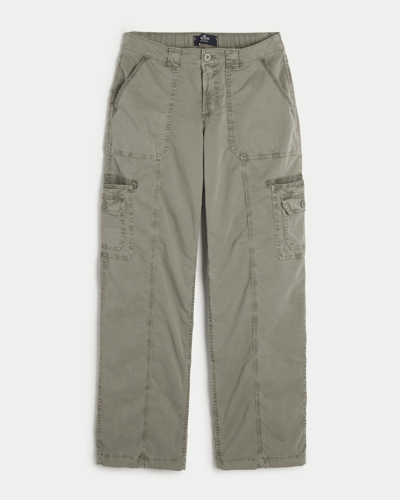 Women's Low-Rise Baggy Cargo Pants, Women's New Arrivals