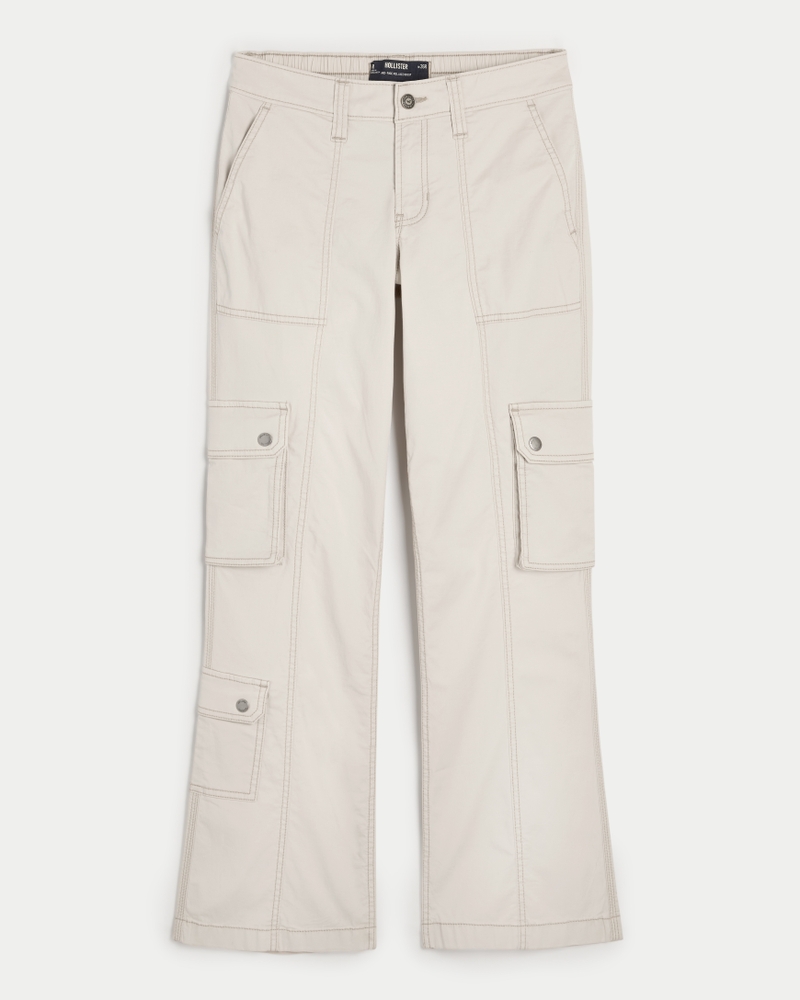 Mid Rise Relaxed Boot Cargo Pants