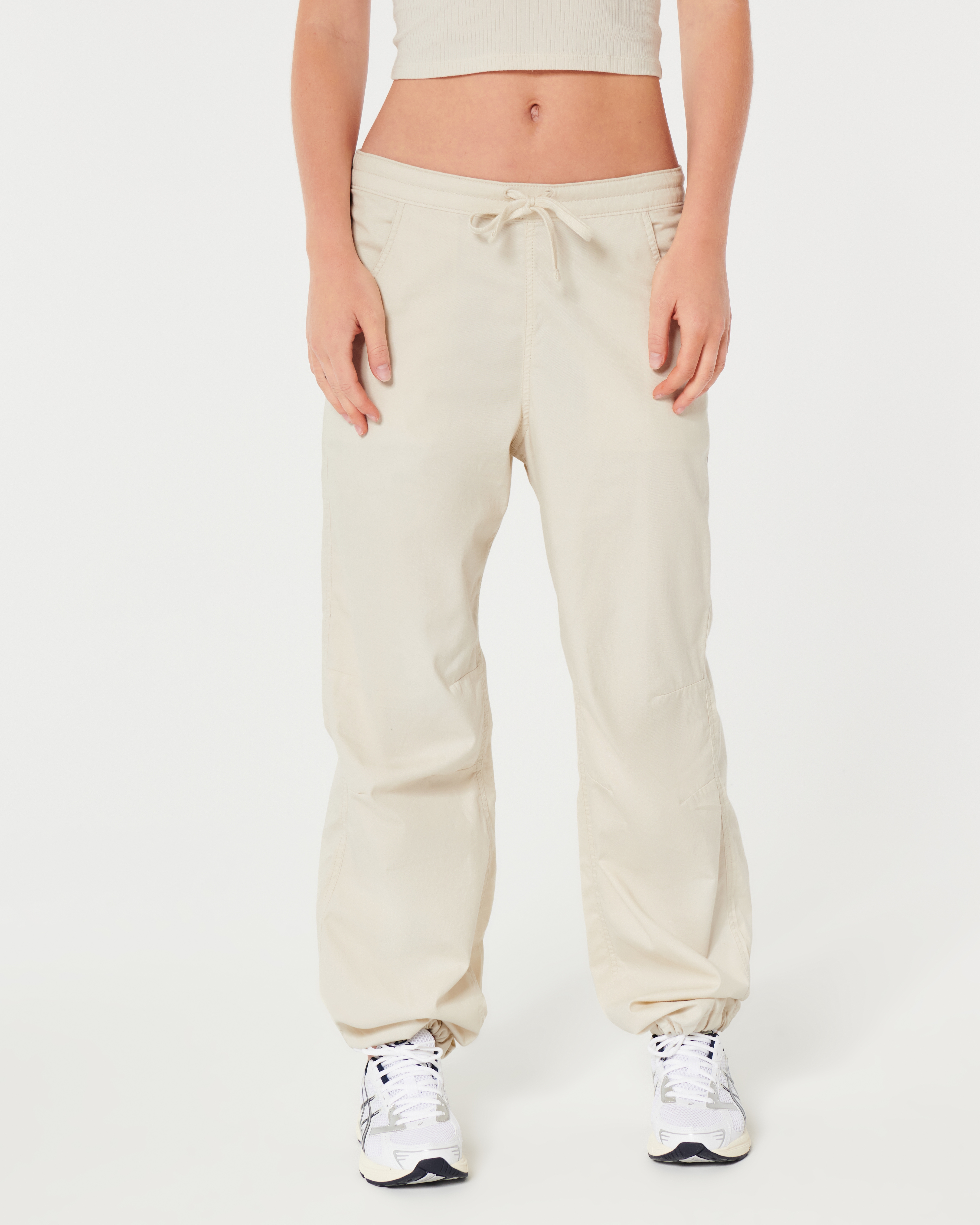 Adjustable Rise Parachute Pants