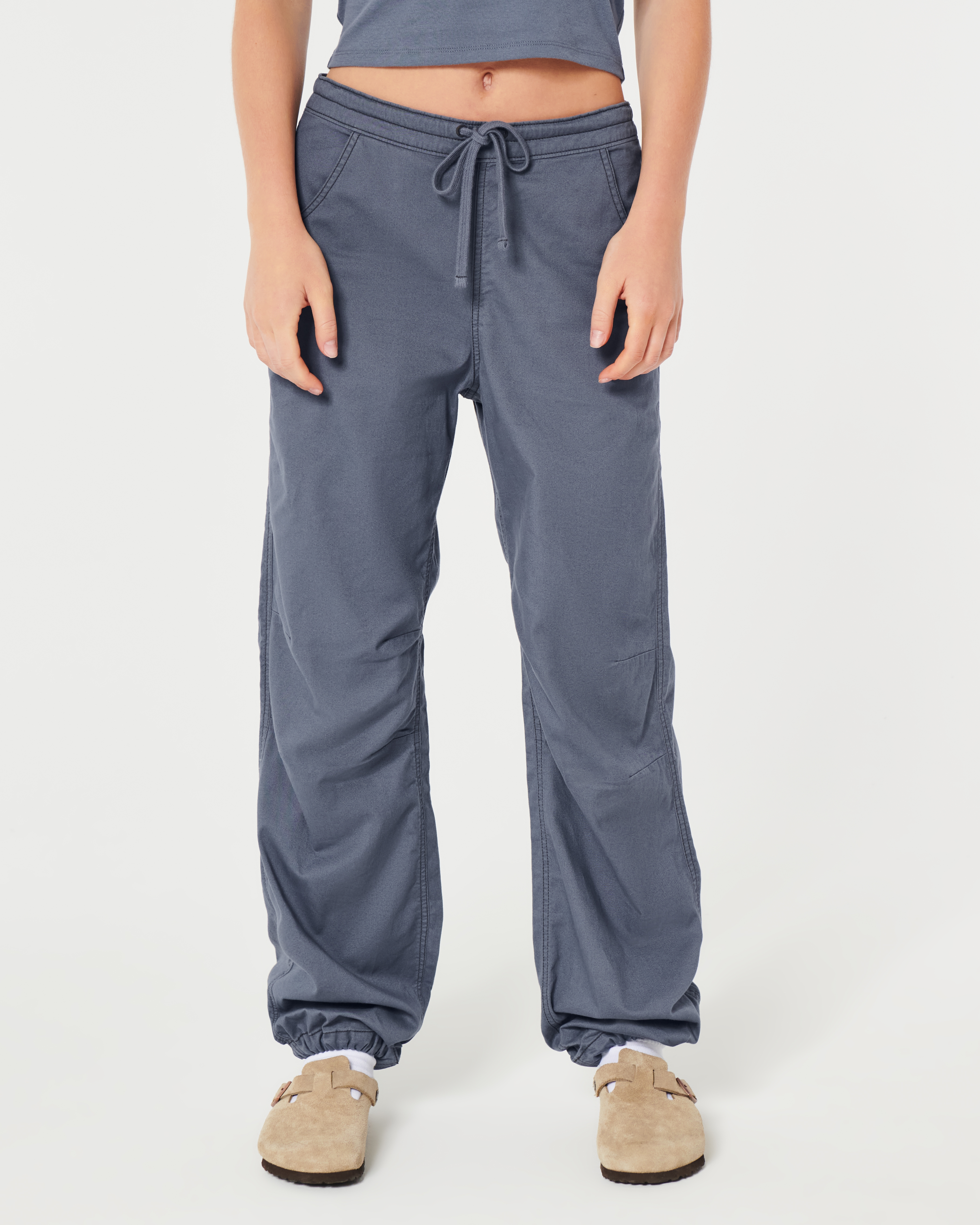 Adjustable Rise Parachute Pants