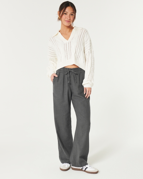 Las mejores ofertas en Pantalones Hollister Regular Talla L para Mujer