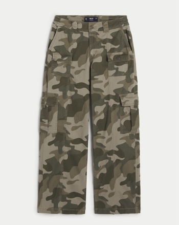 Women's LowRise Camo 4Pocket Cargo Baggy Pants Women's Sale