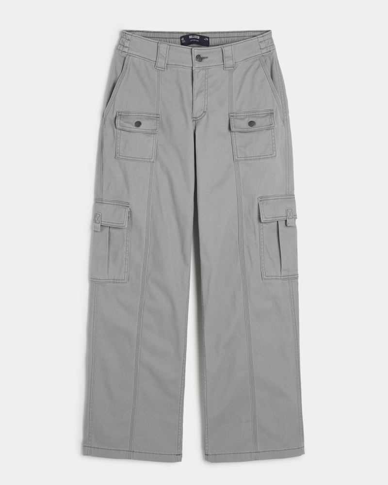 Women's Low-Rise Baggy 4-Pocket Cargo Pants