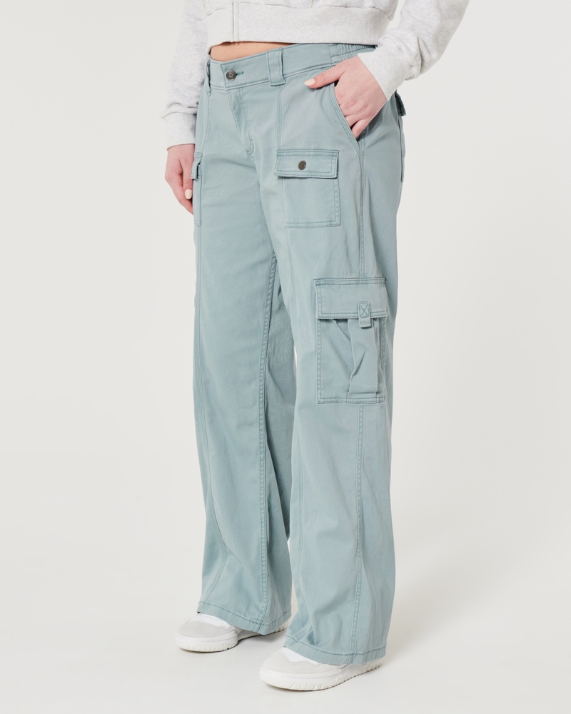 Low-Rise Baggy 4-Pocket Cargo Pants