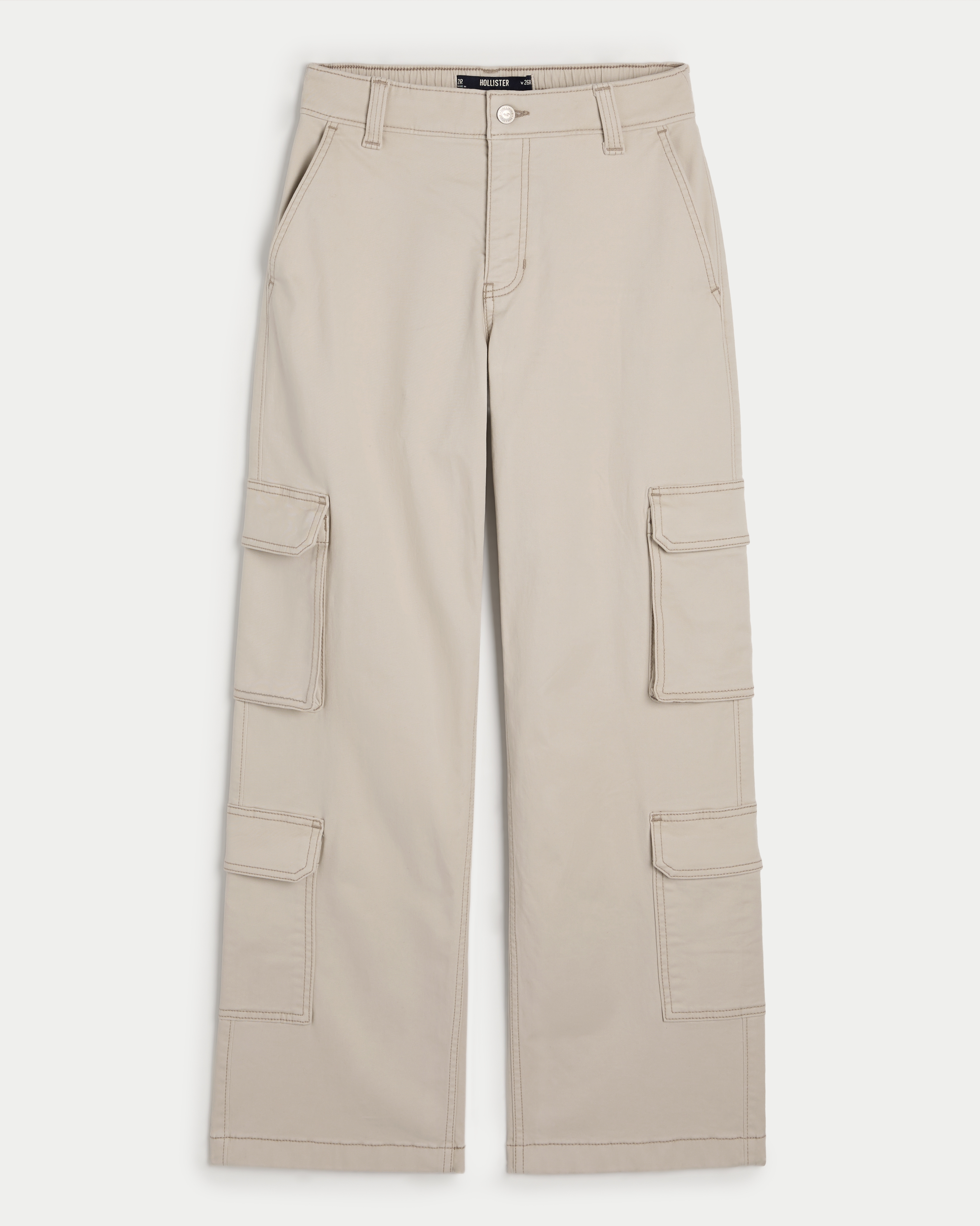 High-Rise Baggy 4-Pocket Cargo Pants