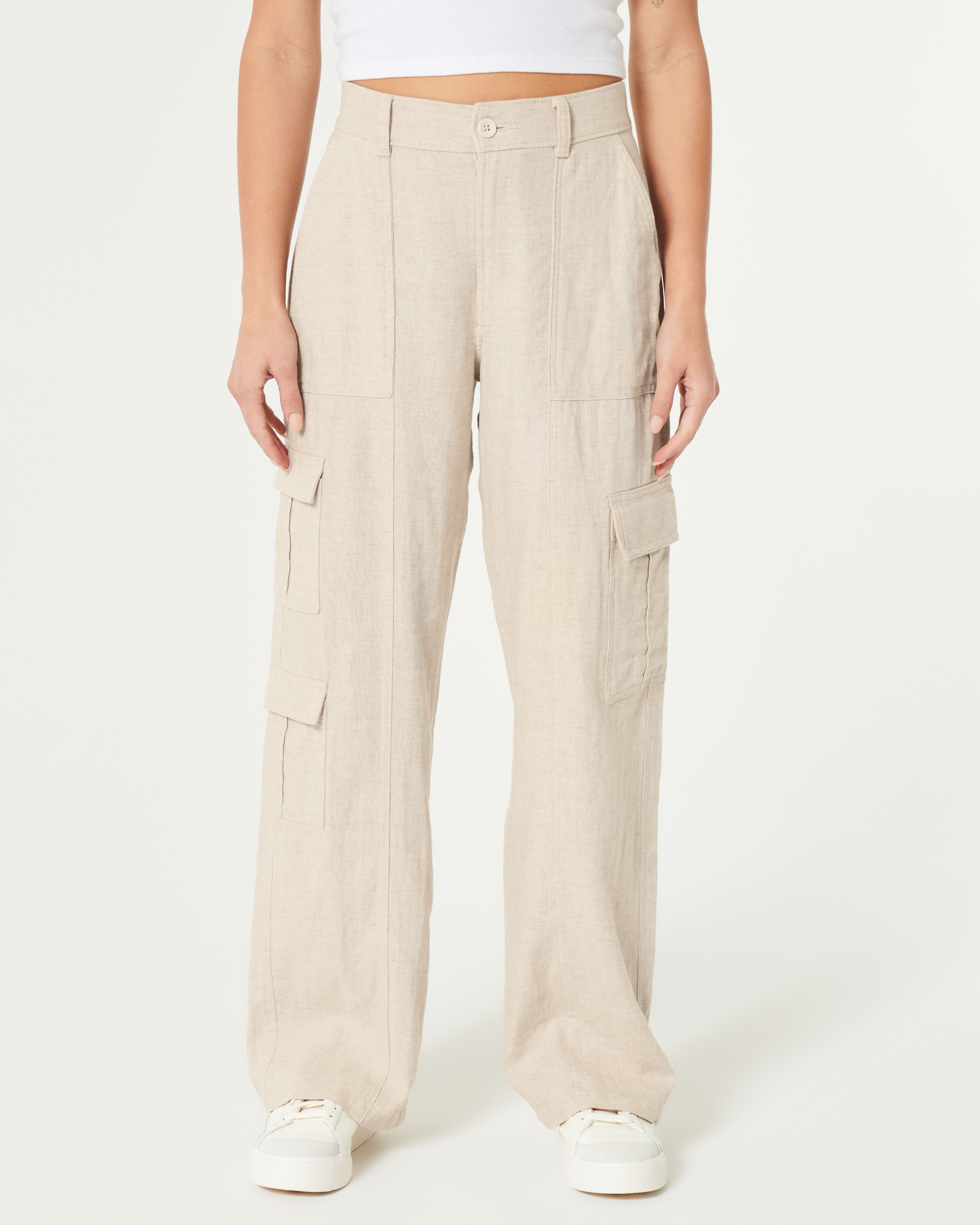 Hollister khaki pants womens hotsell