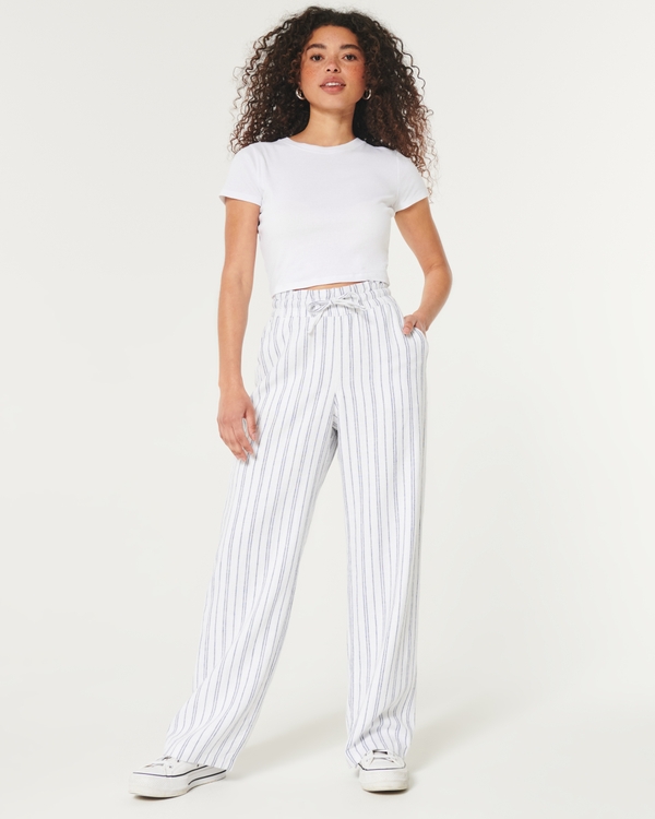 Womens Trousers - Linen & Wide Leg Trousers