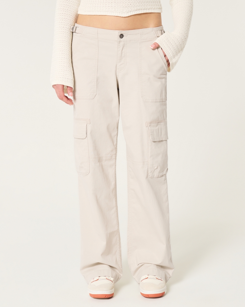 Low-Rise Baggy Cargo Pants