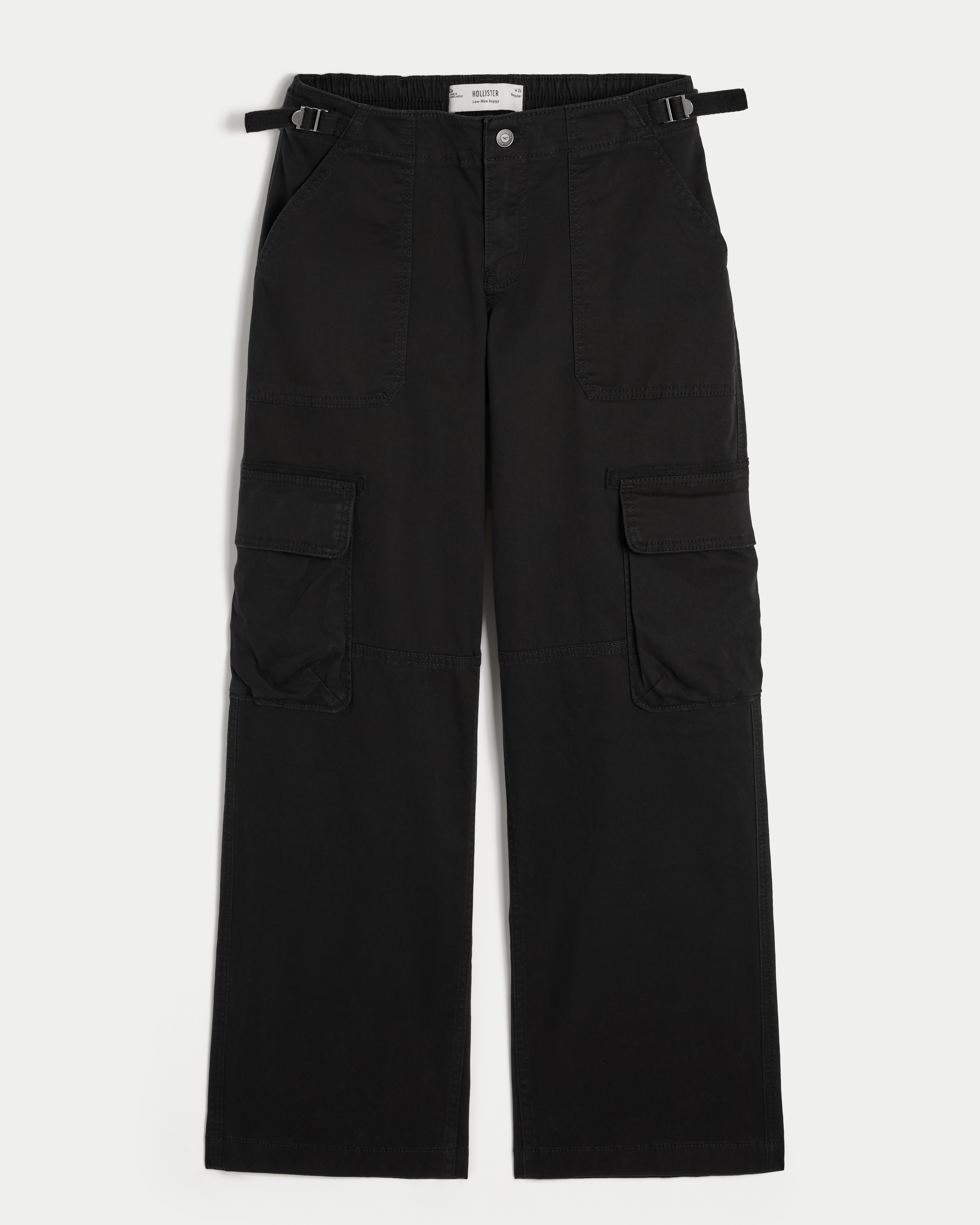 Low-Rise Baggy Cargo Pants