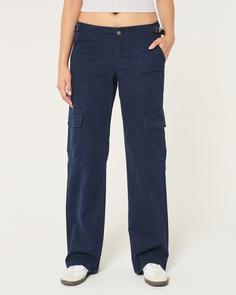 Low-Rise Baggy Cargo Pants