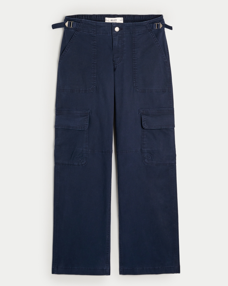 Low-Rise Baggy Cargo Pants