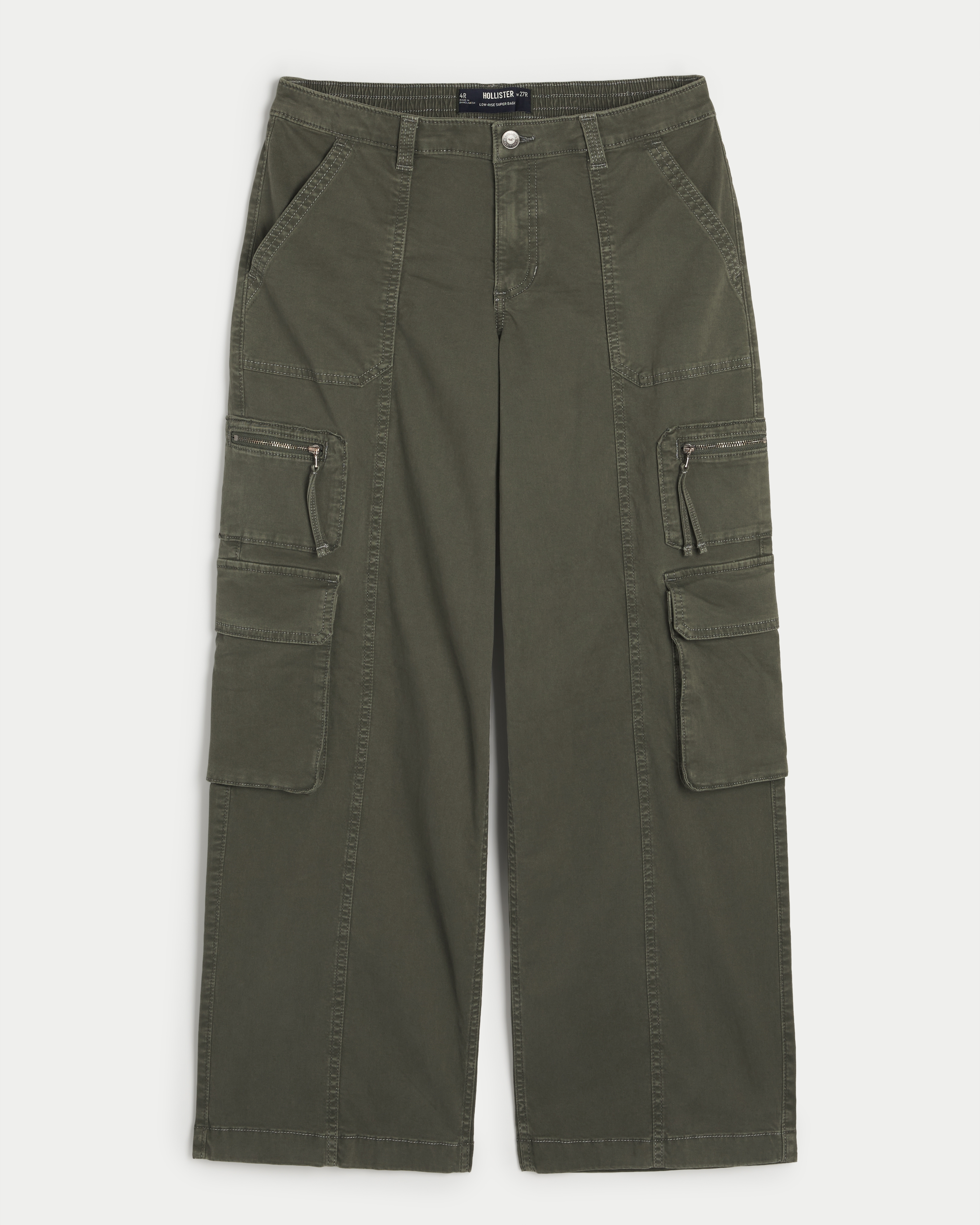 Low-Rise Super Baggy Cargo Pants