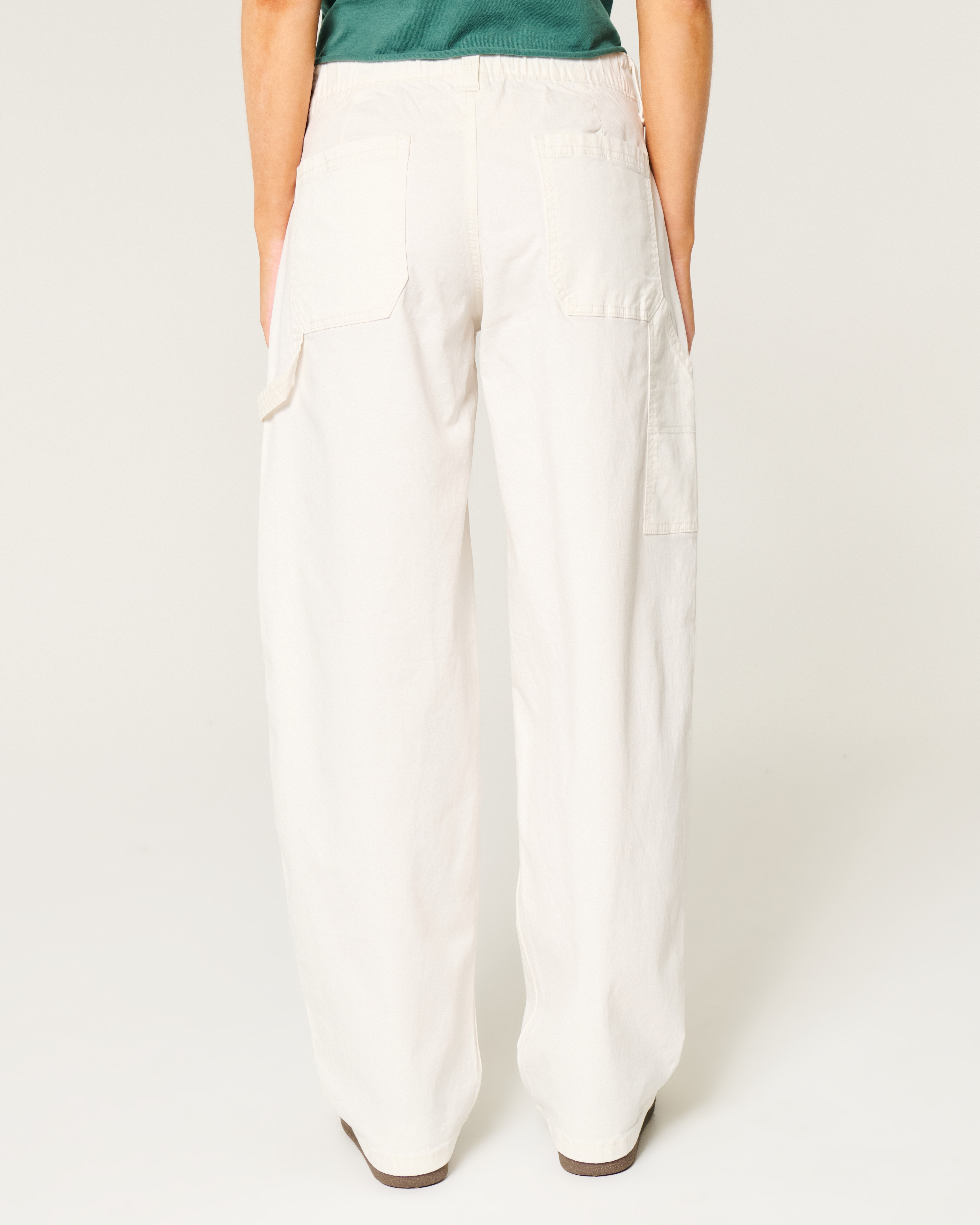 Low-Rise Tapered Baggy Carpenter Pants