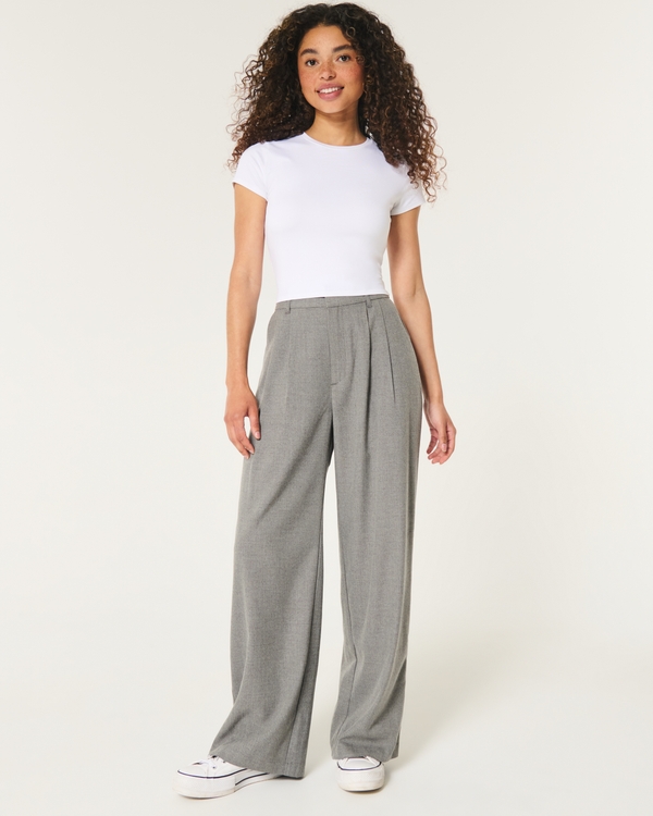 Holly High Rise Wide Leg Trouser
