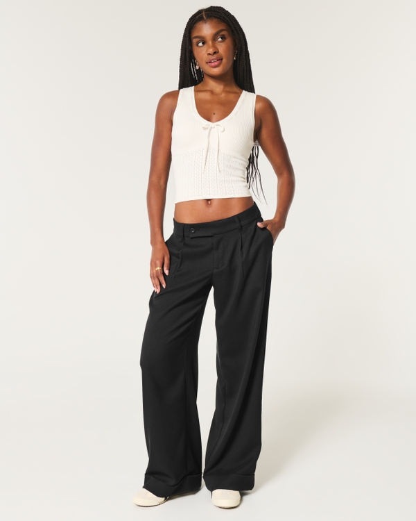 Black pants hollister online