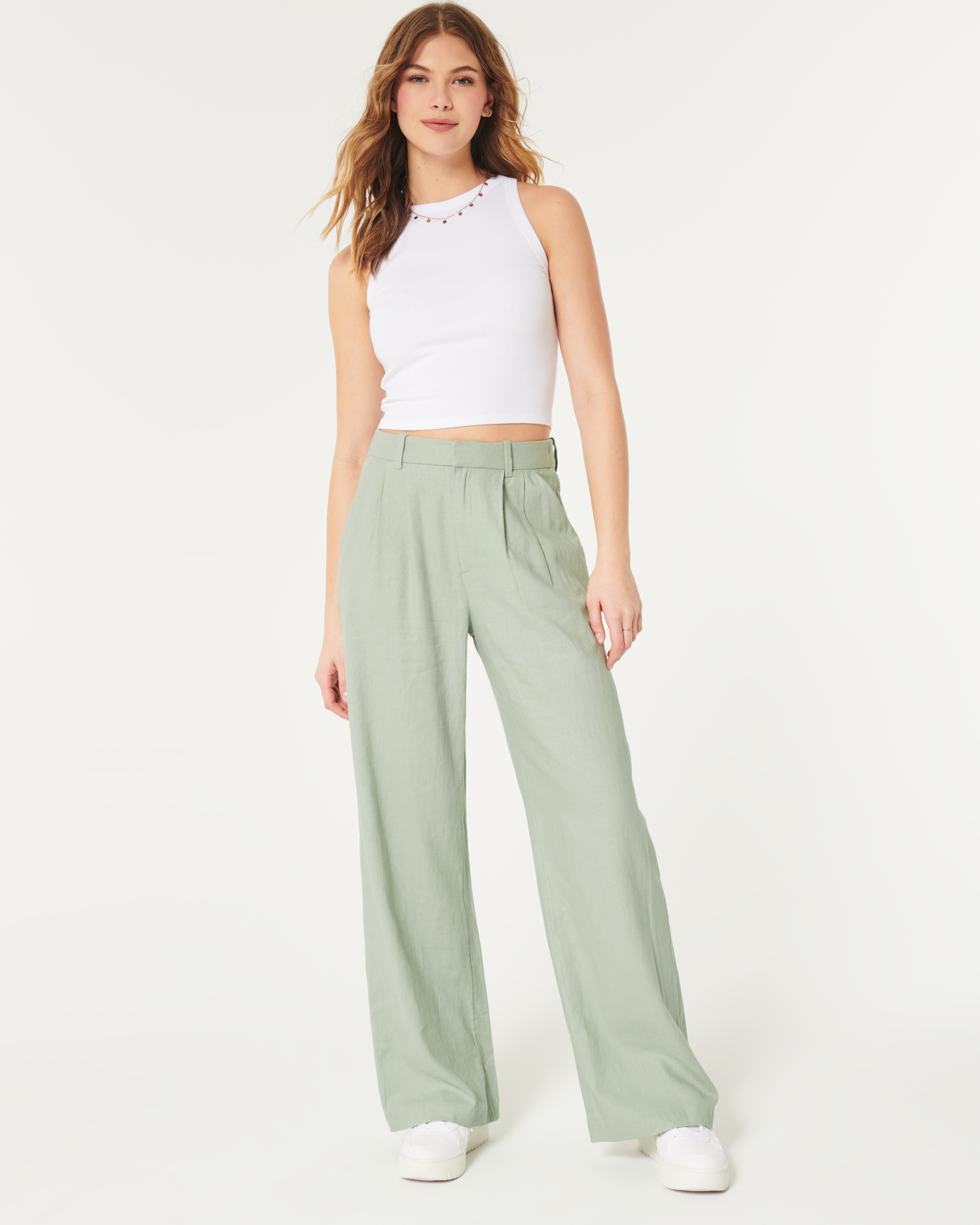 Hollister Livvy Ultra High-Rise Wide-Leg Pants