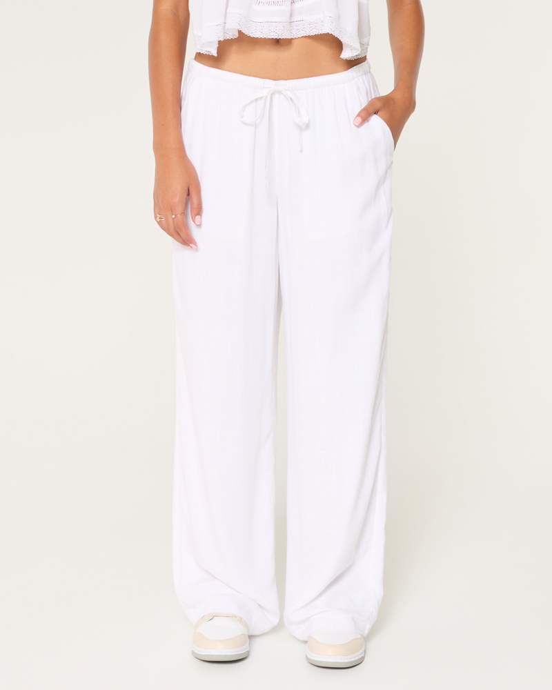 Hollister Ella Pull-On Wide-Leg Pants