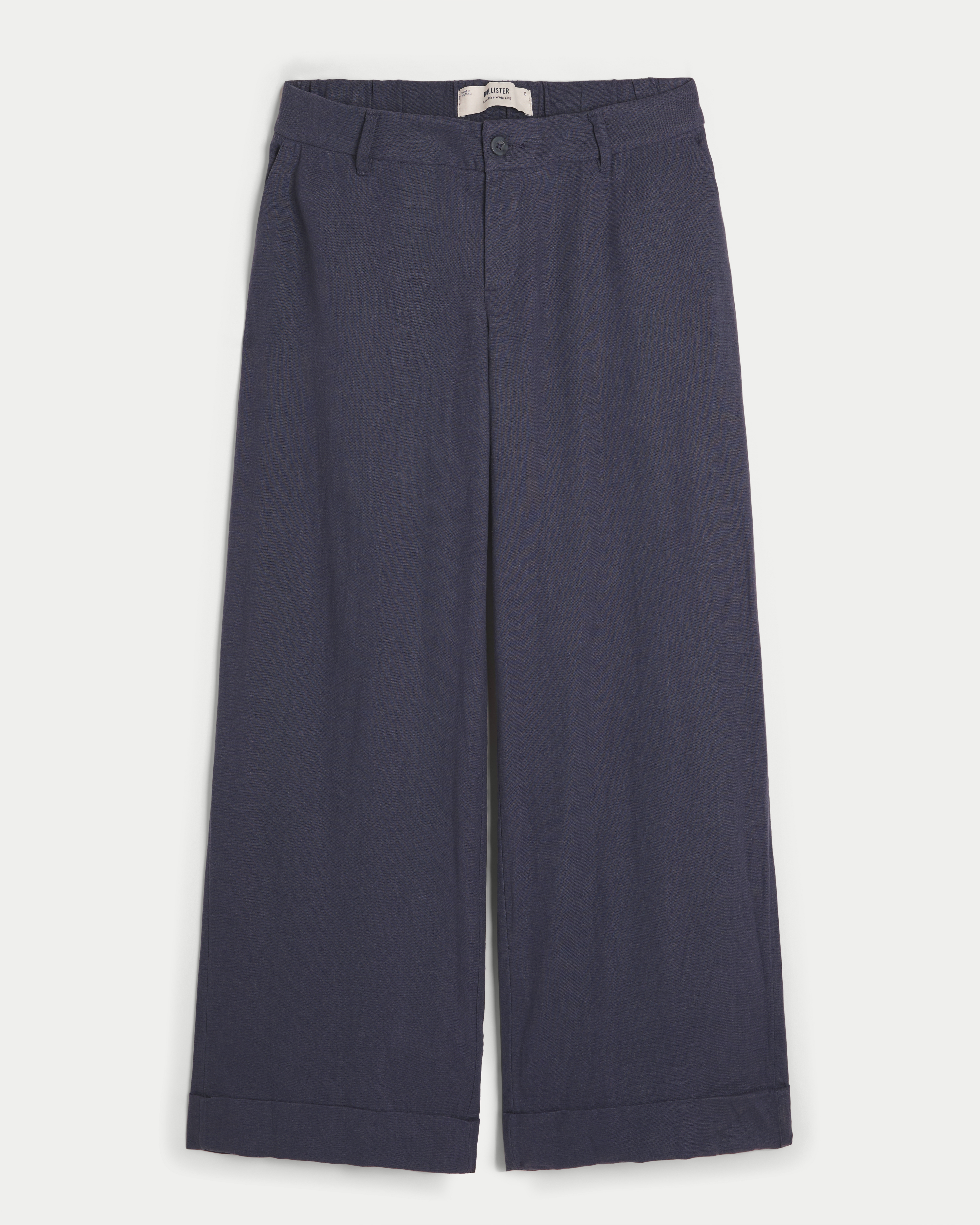 Low-Rise Wide-Leg Pants