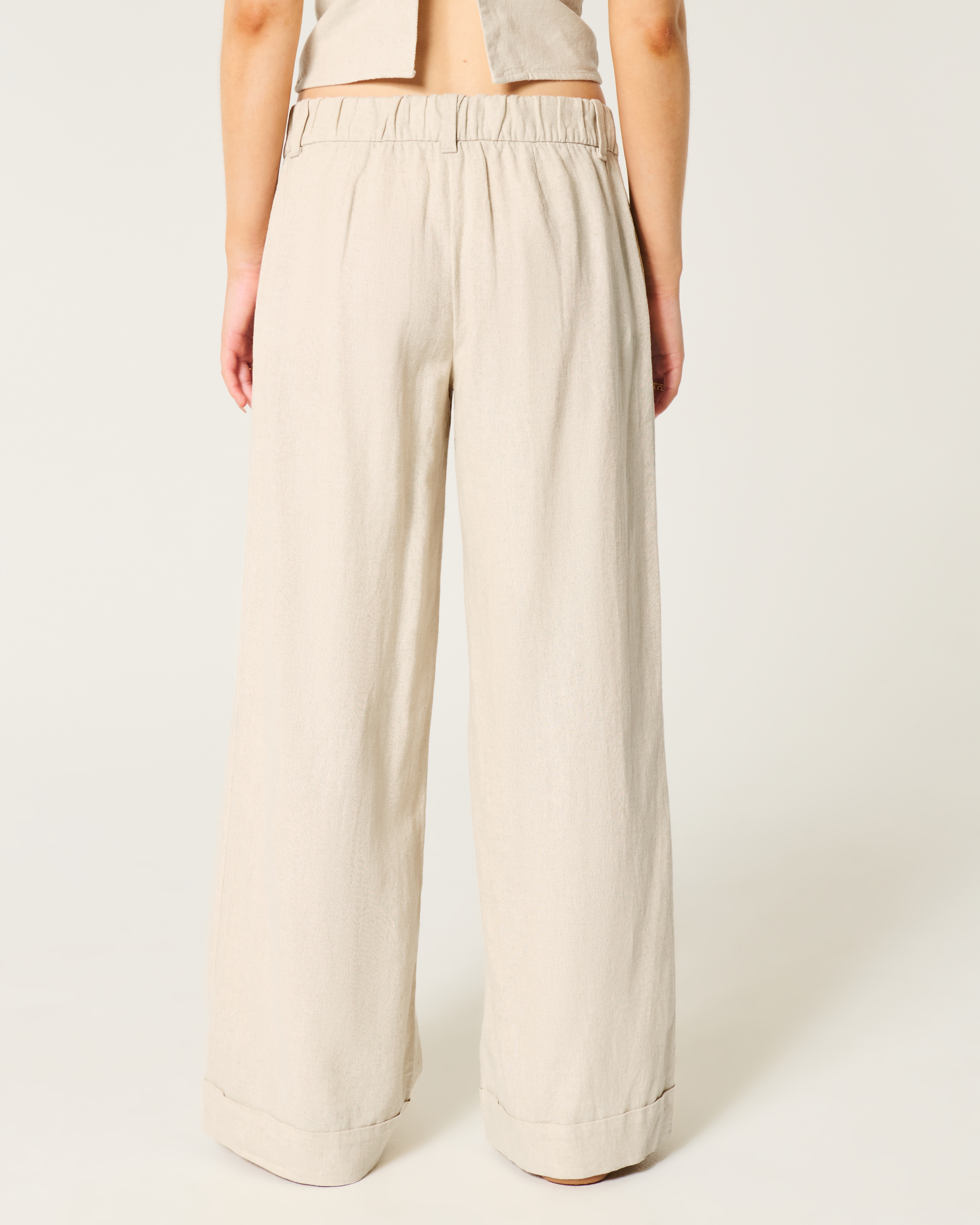 Hollister Livvy Low-Rise Wide-Leg Pants