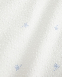 Seersucker Baggy Pull-On Pants