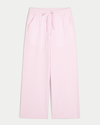 Women's Seersucker Baggy Pull-On Pants Women's Sale