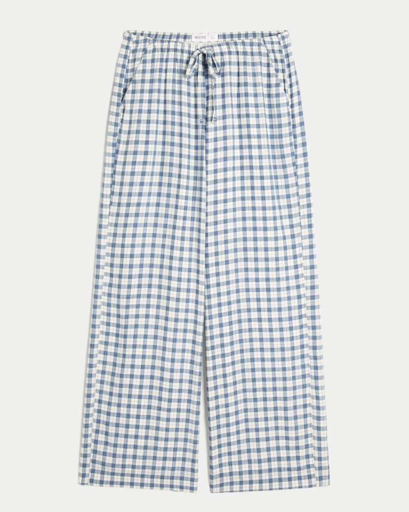 Pull-On Slub Pants