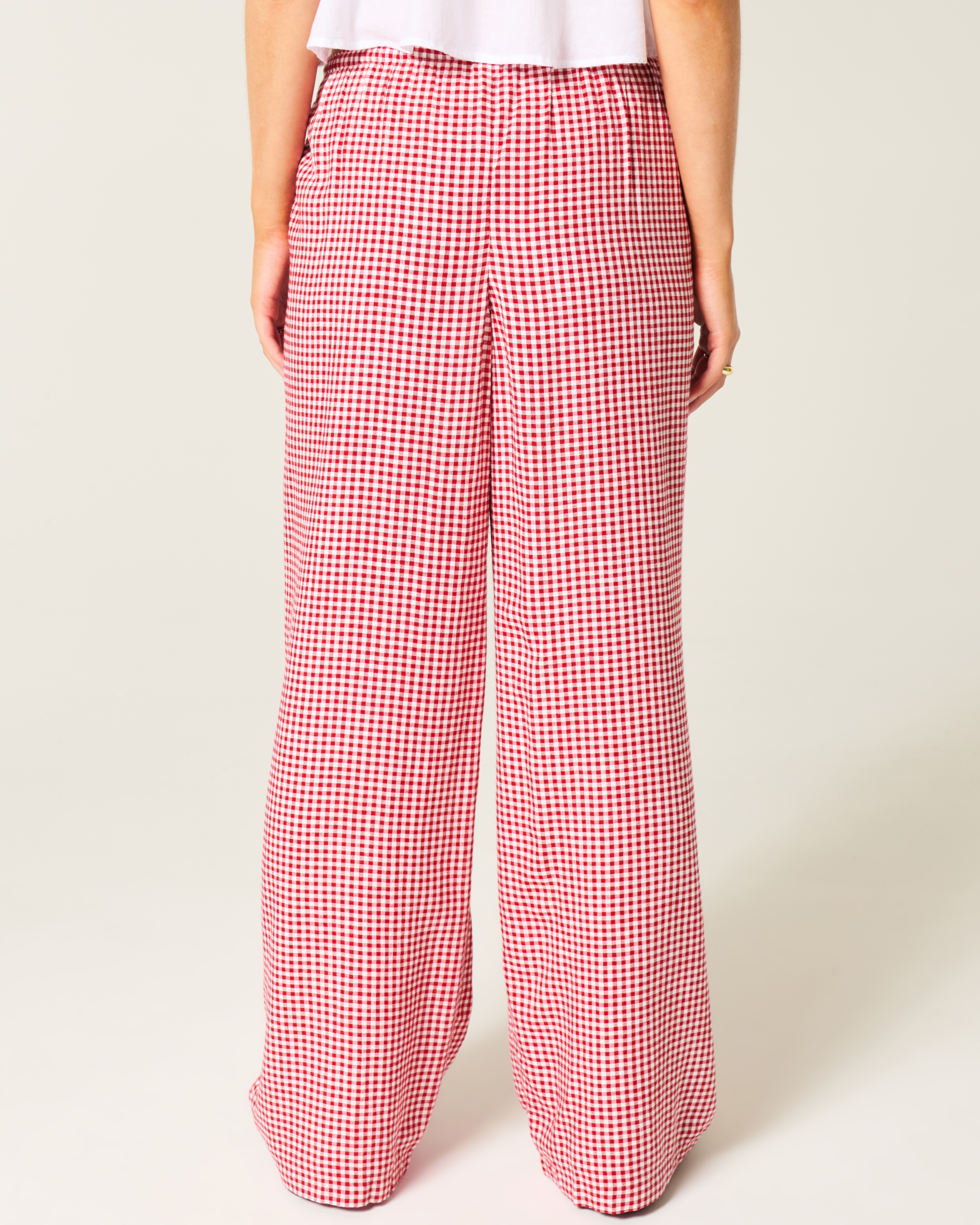 Pull-On Slub Pants