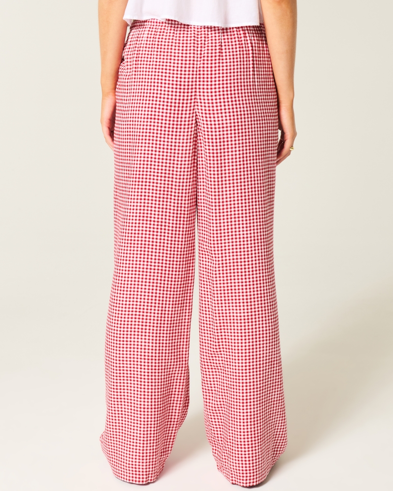 Pull-On Slub Pants
