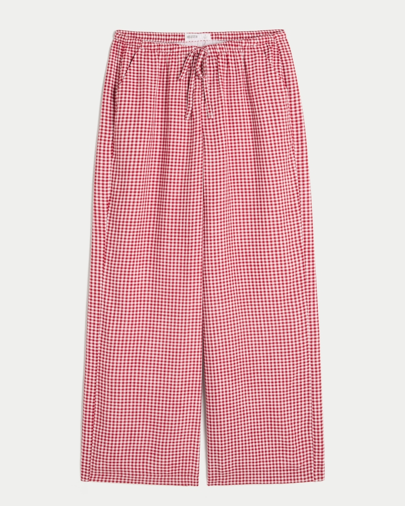 Pull-On Slub Pants