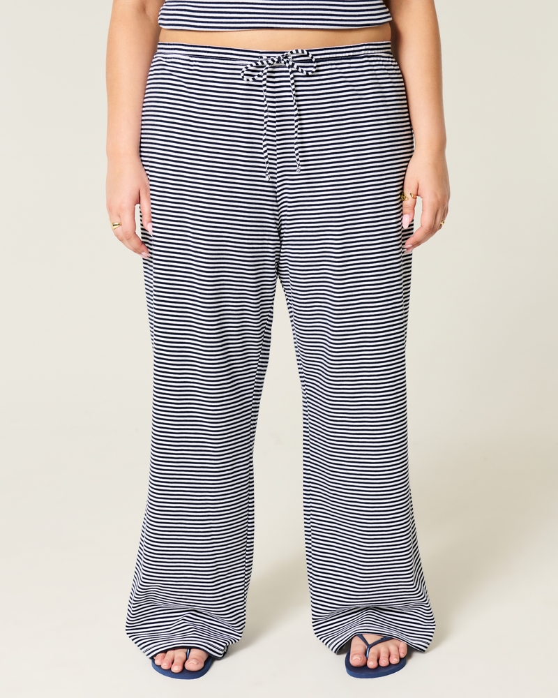 Knit Baggy Pull-On Pants