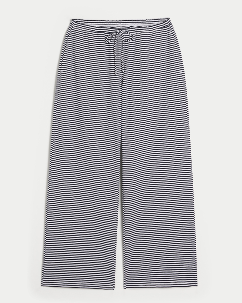 Knit Baggy Pull-On Pants