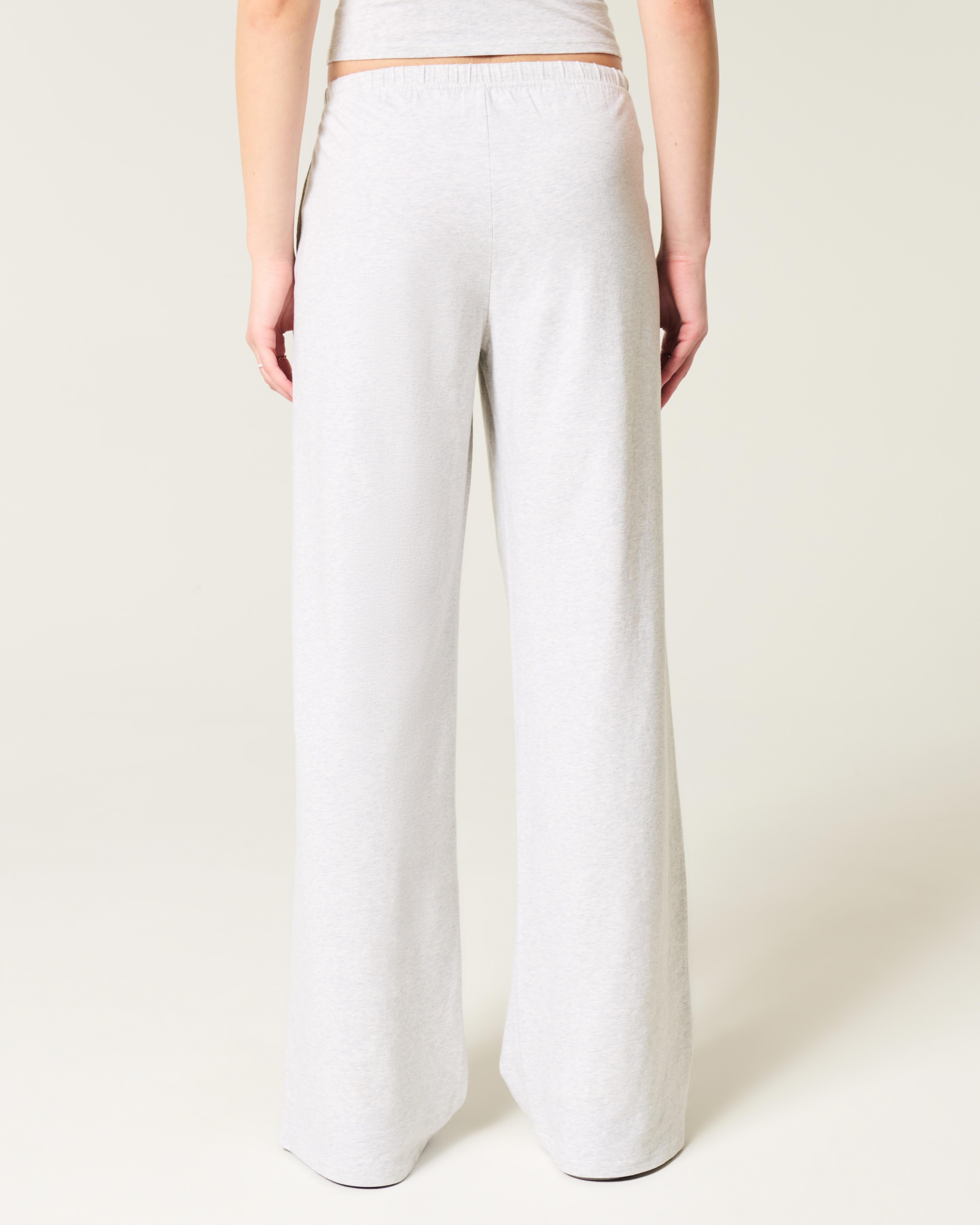 Knit Baggy Pull-On Pants