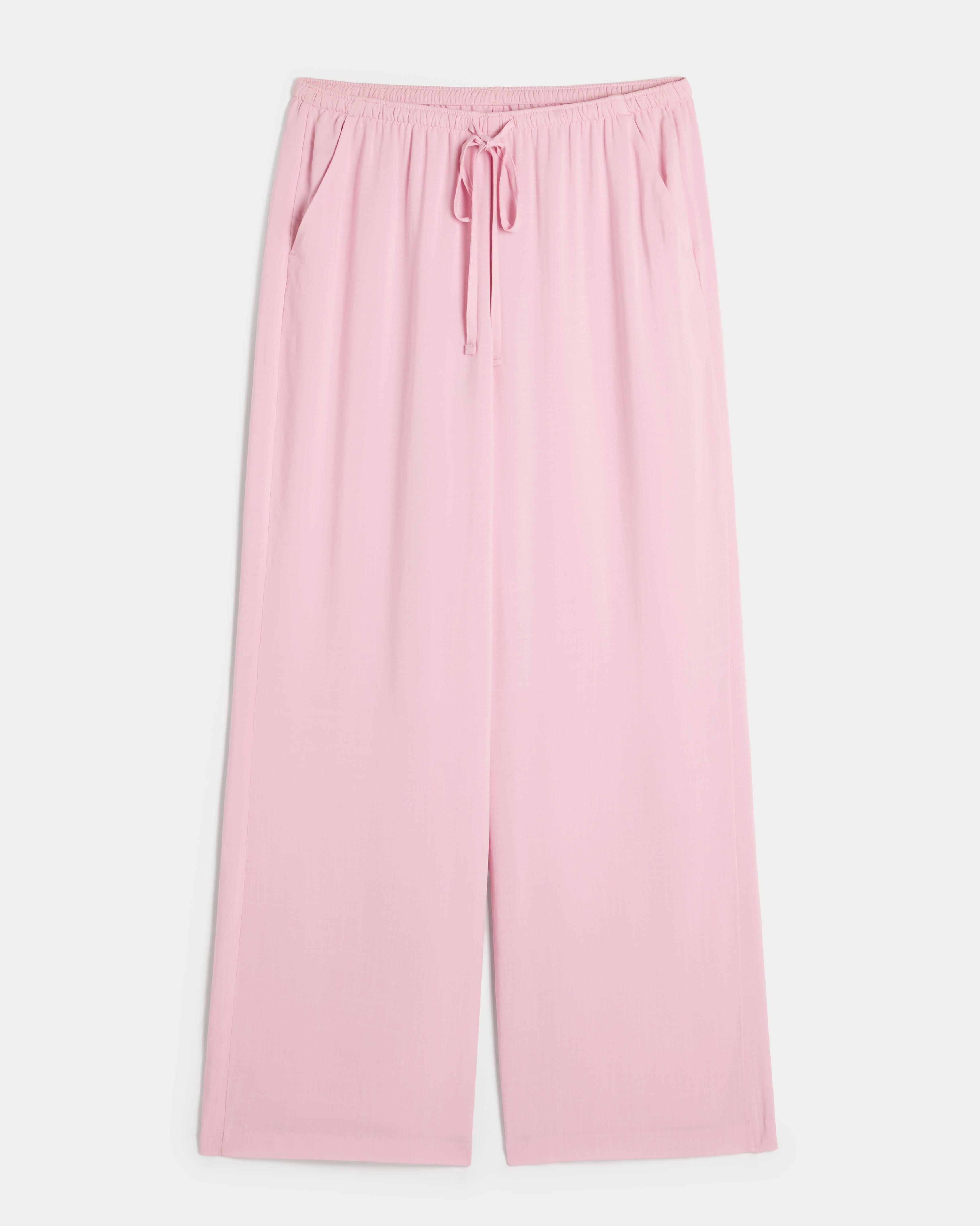 Low-Rise Baggy Pull-On Pants