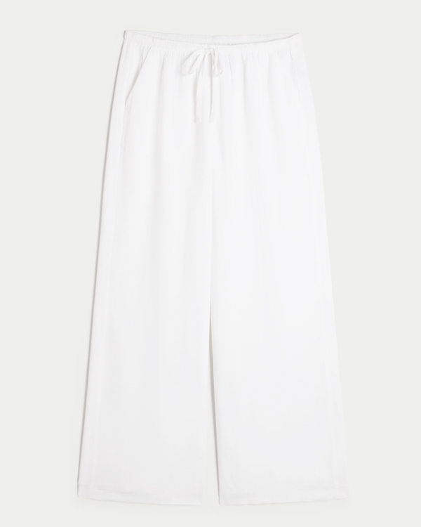 Low-Rise Baggy Pull-On Pants