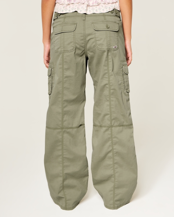Women's Adjustable Waist Low-Rise Baggy Cargo Pants | Women's