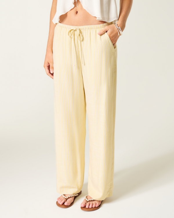 Hose zum Hineinschlüpfen, Buttergelb Gestreift view 2