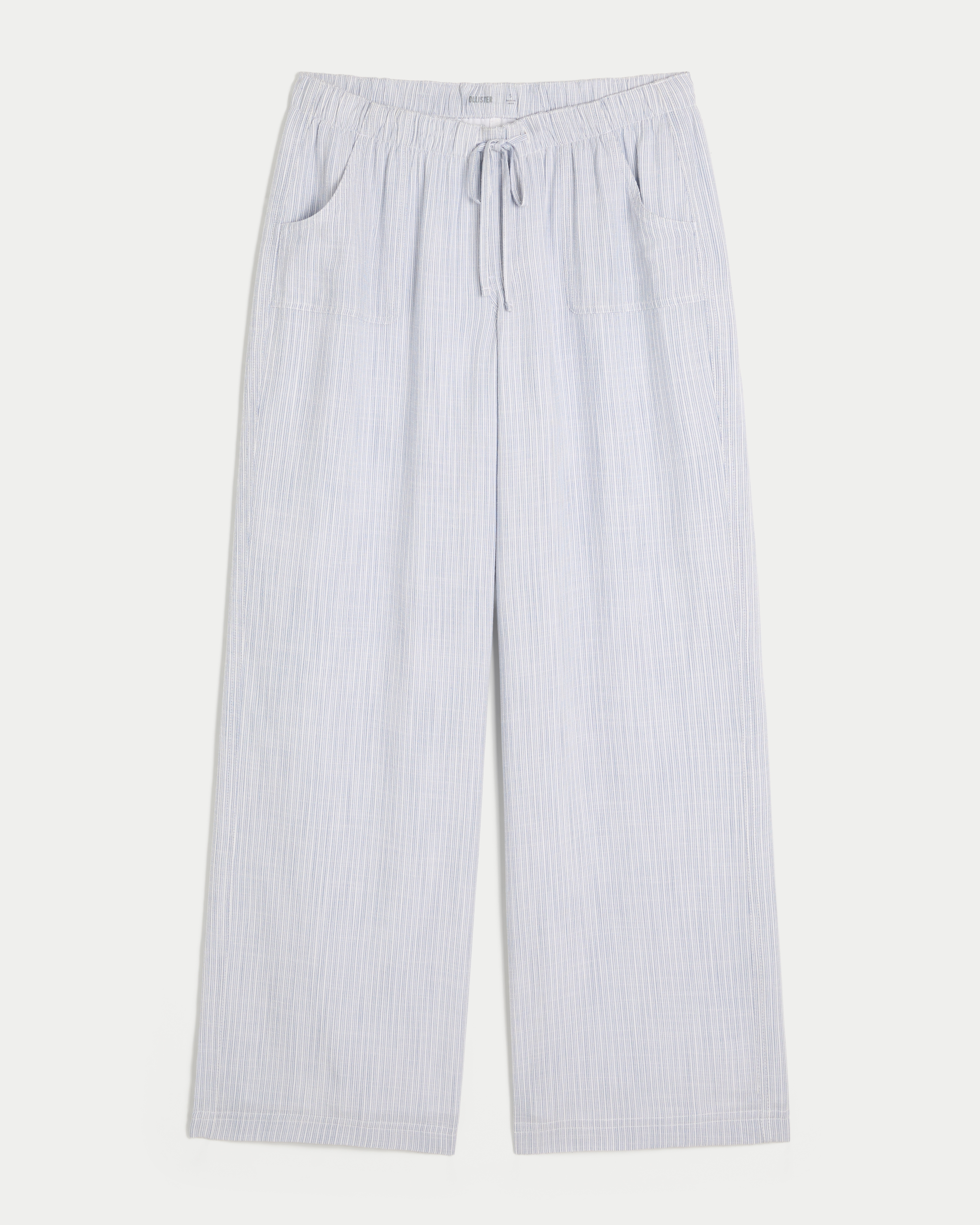 Pull-On Slub Pants