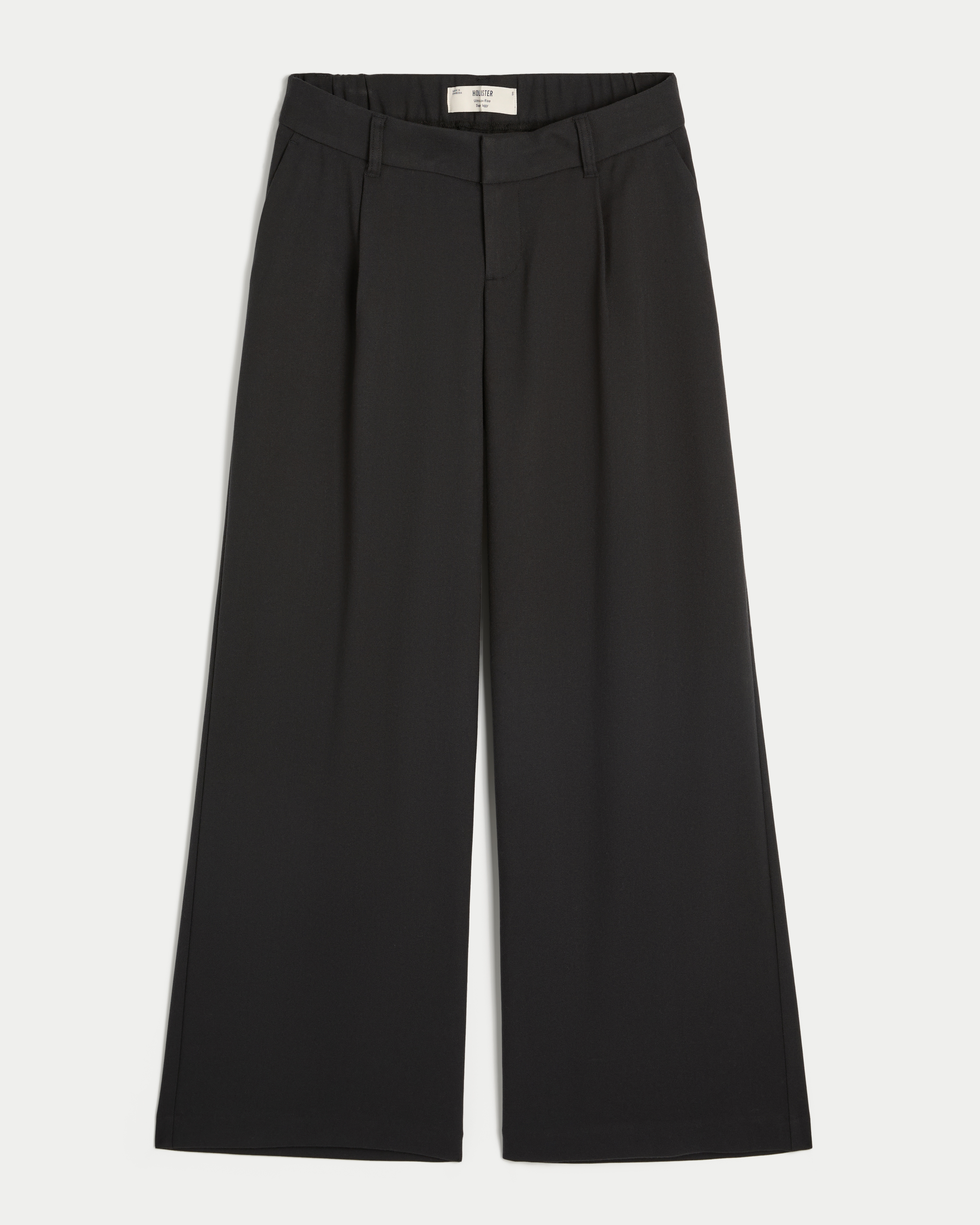 Hollister Livvy Ultra Low-Rise Pleated Super Baggy Pants