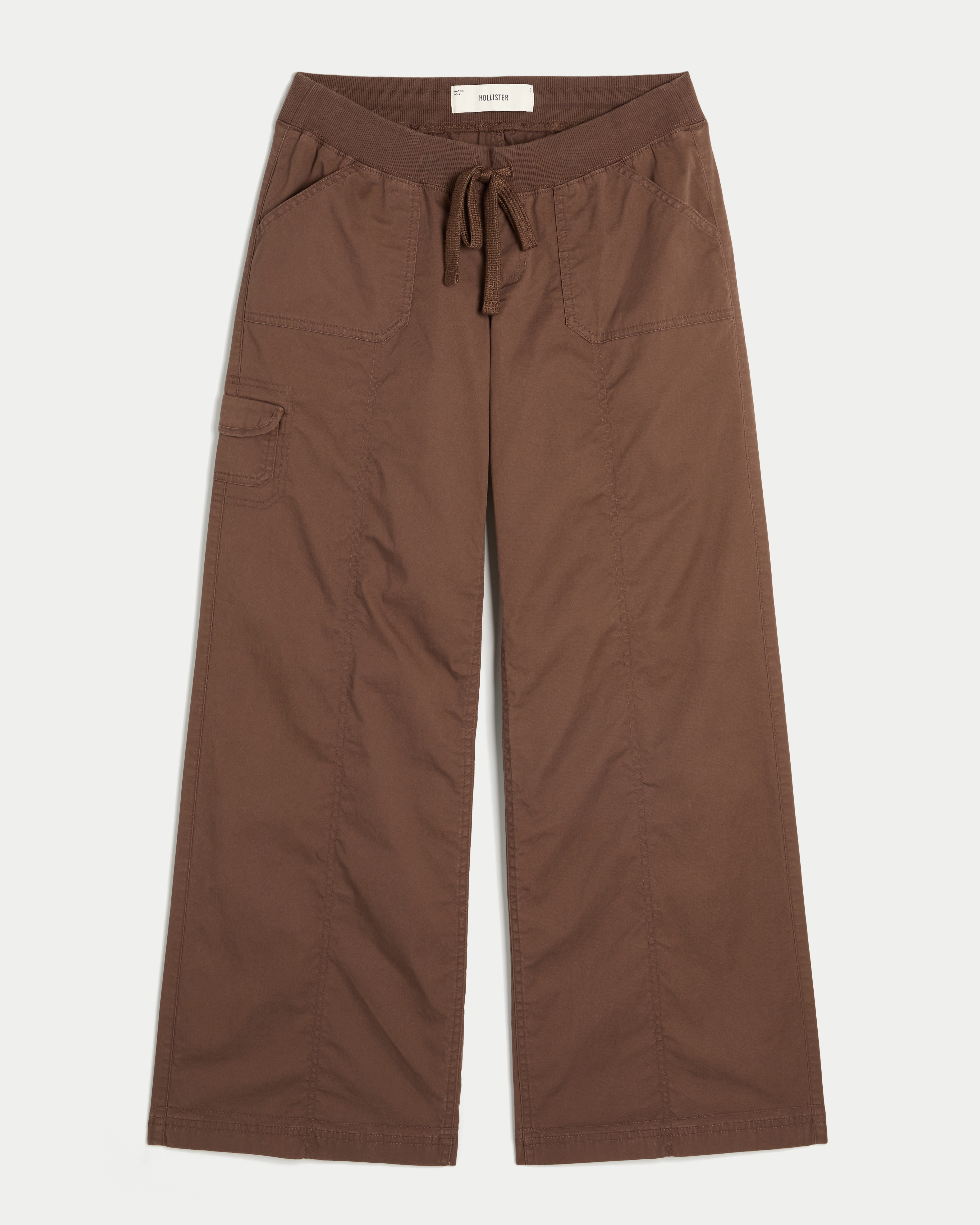 Hollister Remi Ultra Low-Rise Wide-Leg Pull-On Pants