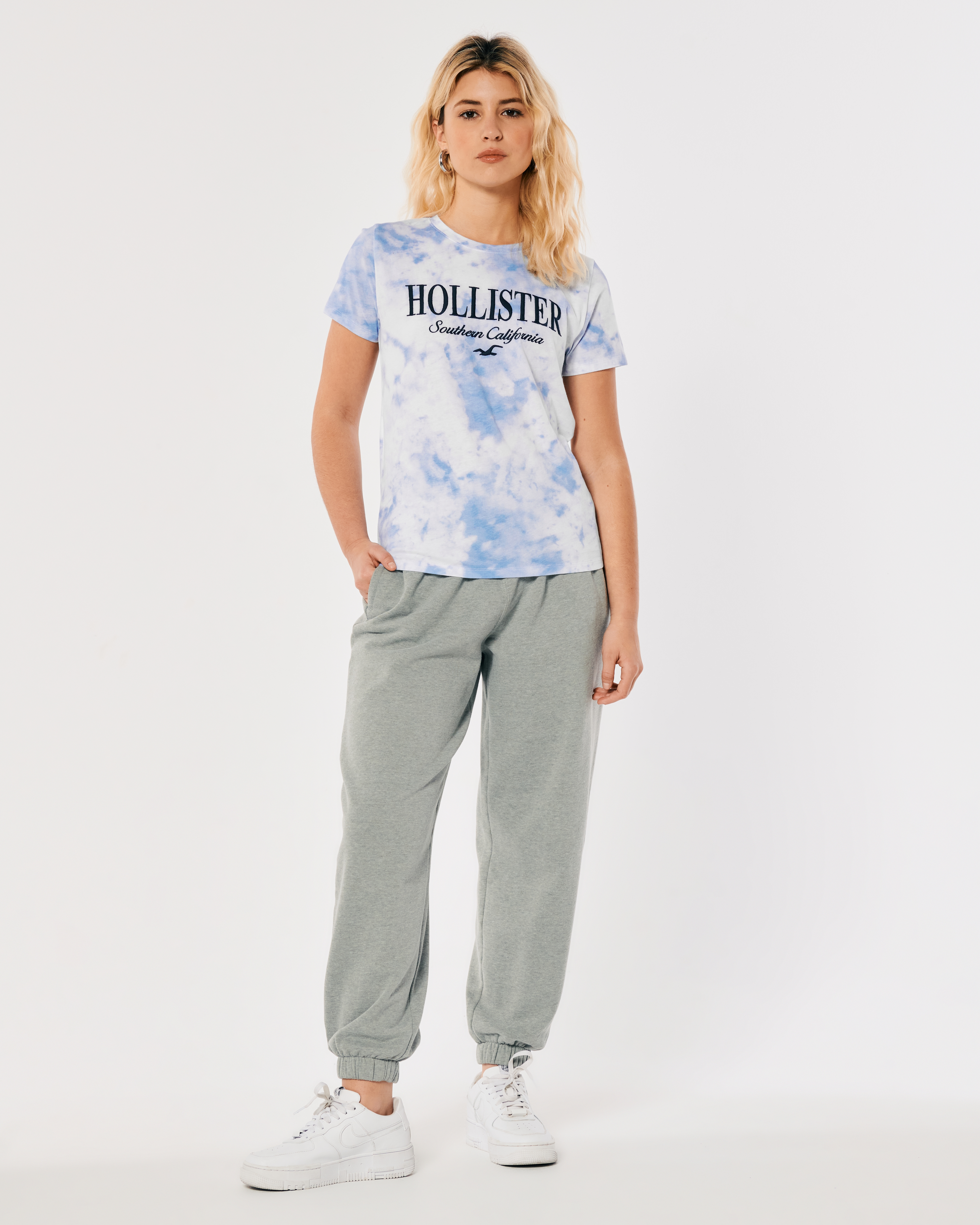 Hollister Embroidered Logo Graphic Tee 3-Pack