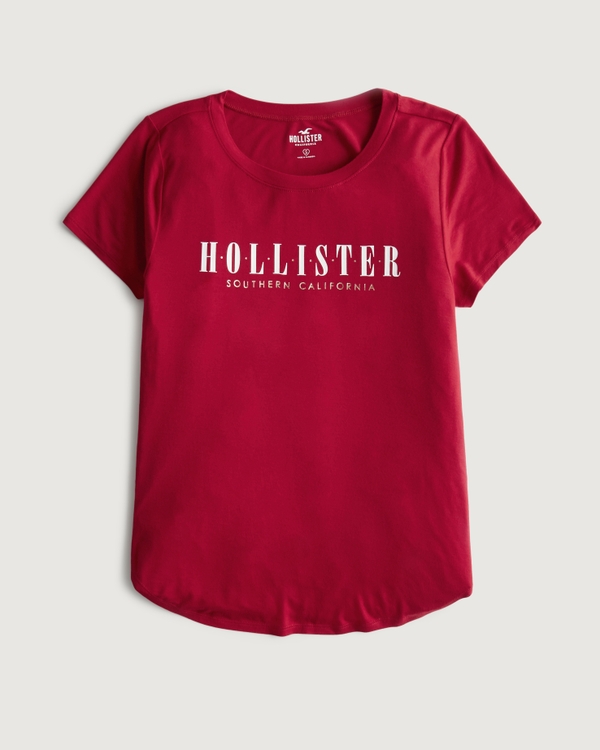 Hollister T-Shirt Hollister California Rosa Damen Kleidung Tops & T-Shirts T-Shirts Hollister T-Shirts 